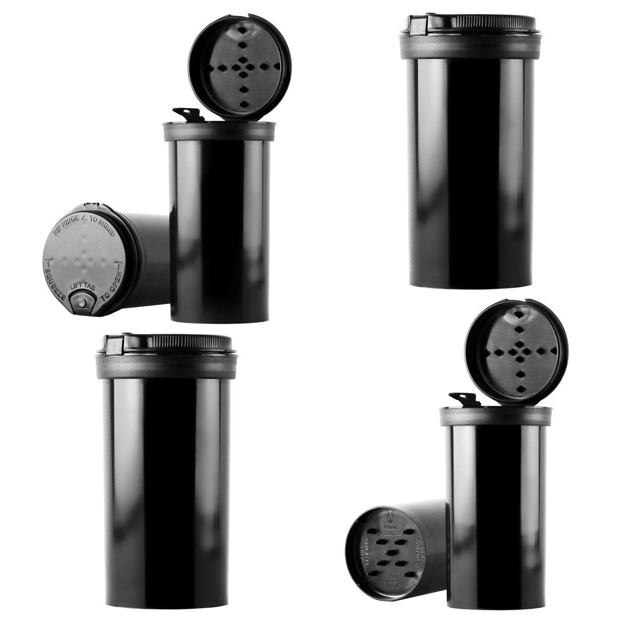 Rip N Shred - 25 Dram Pop Top 3.5 gram Child Resistant Bottle