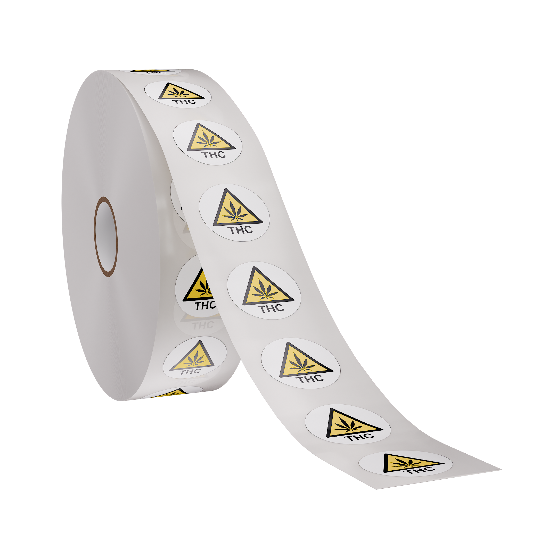 Minnesota THC Universal Symbol Dispensary Compliant Labels .75" (1,000 qty.)