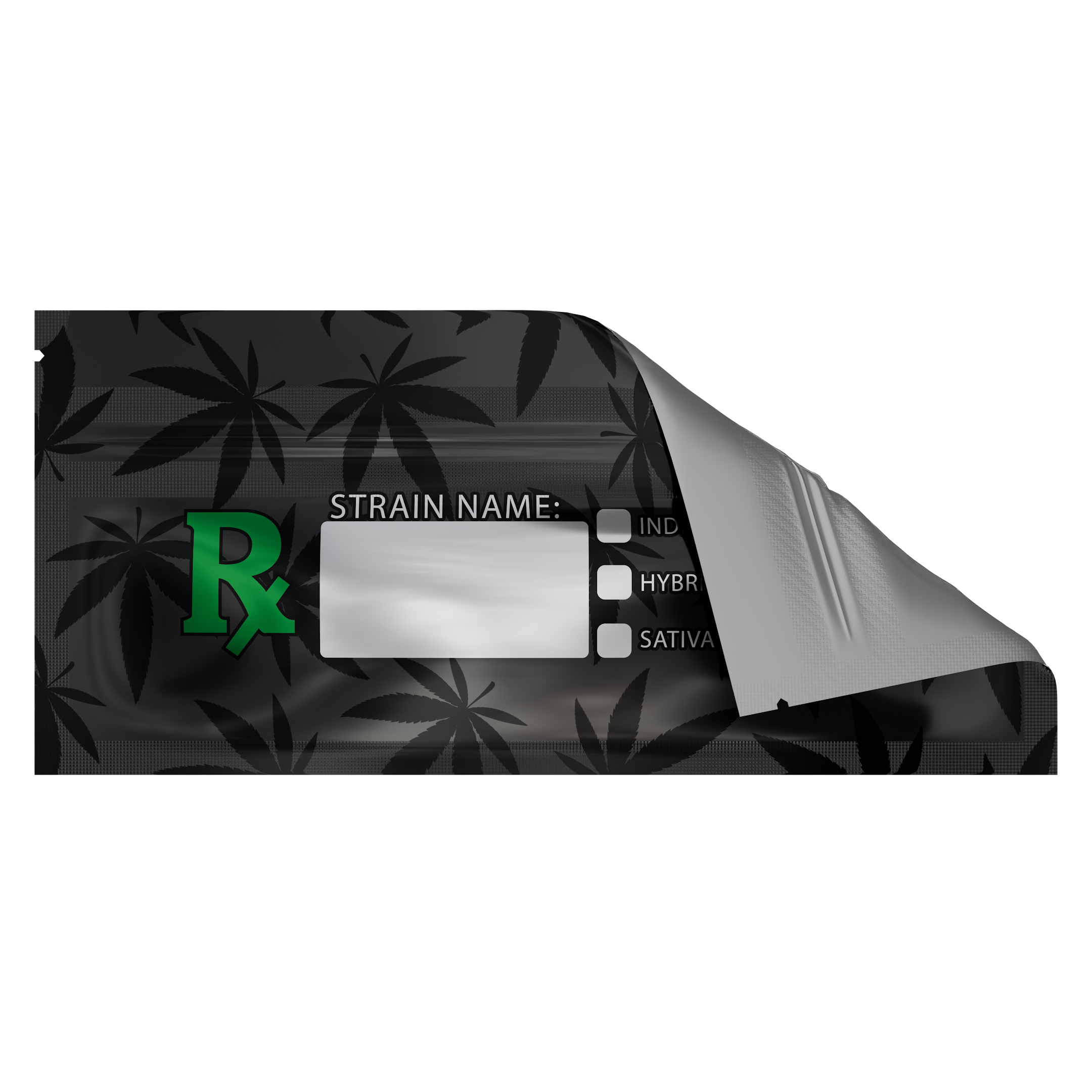 Pre Roll Green Rx Generic Designer Custom Printed Mylar Bags (100 qty.) - Dragon Chewer