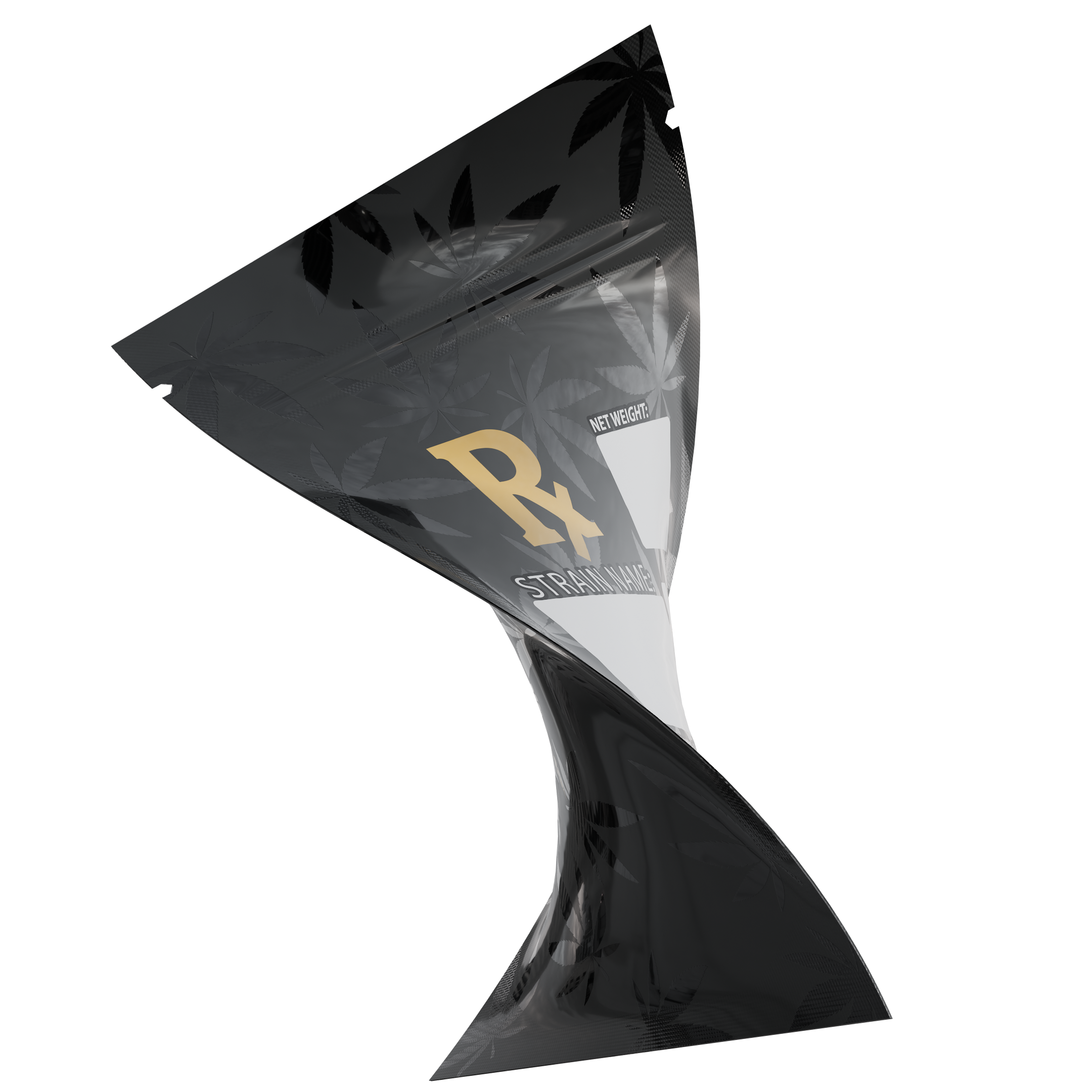 1 Gram Rx Generic Designer Custom Printed Mylar Bags (1,000 qty.) - Dragon Chewer