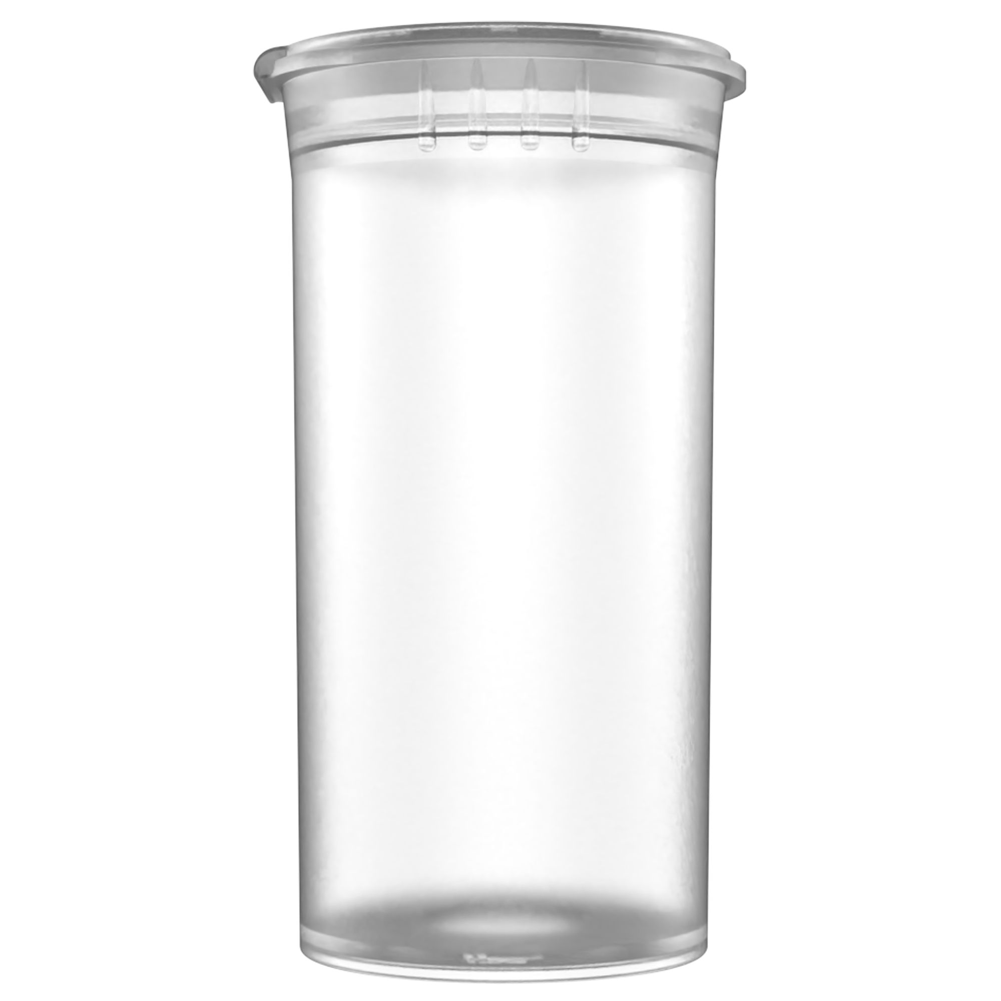 13 Dram Translucent Clear Child Resistant Pop Top Bottles (315 qty.)