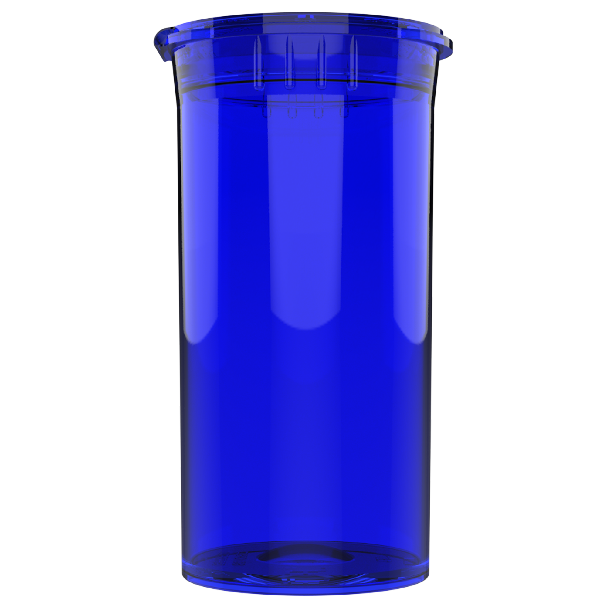 13 Dram Dragon Chewer Translucent Blue Pop Top CR Child Resistant Compliant Wholesale Packaging Storage Containers Bottles Jars 1 one gram cans near me USA translucent transparent