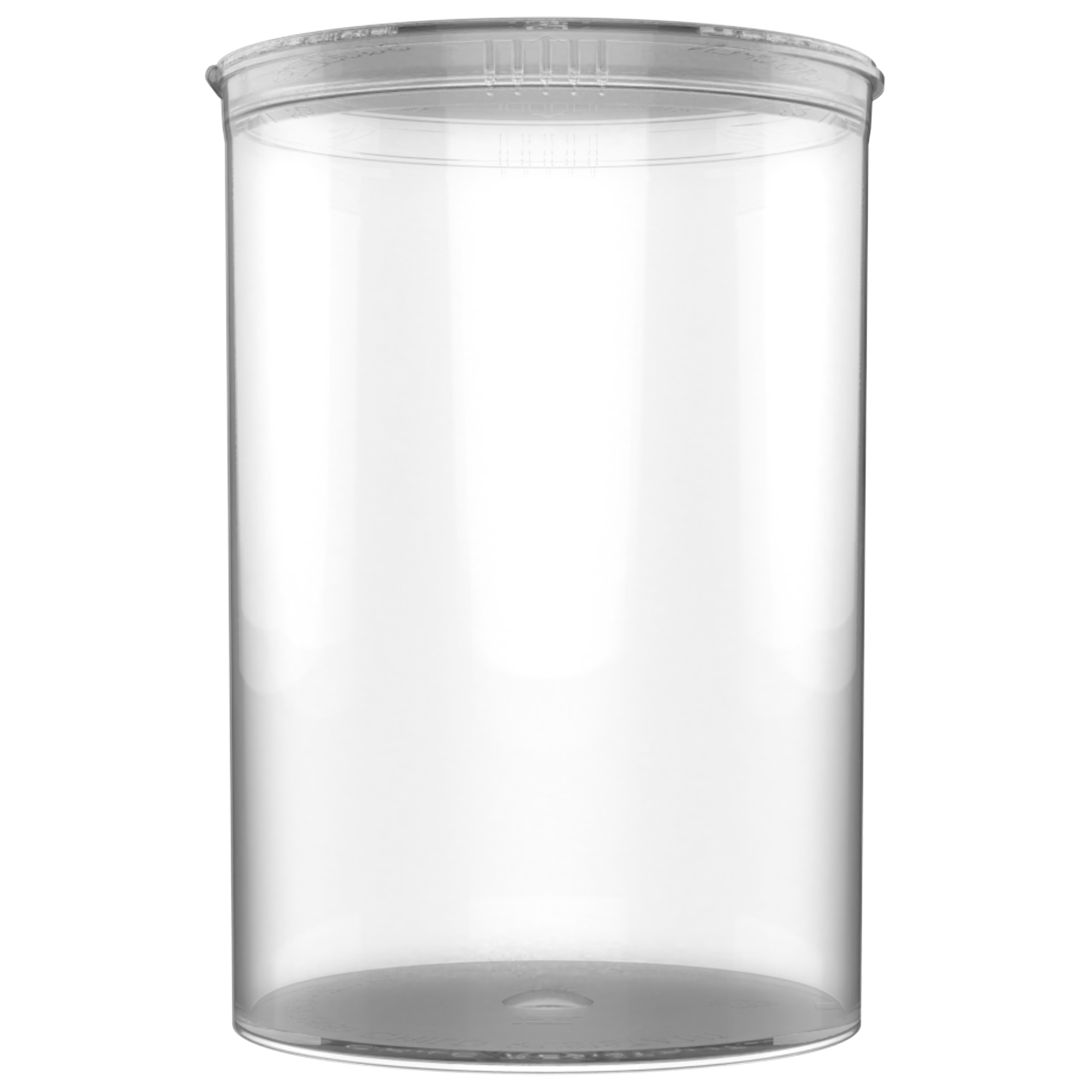 160 Dram Clear Child Resistant Pop Top Bottles (33 qty.)