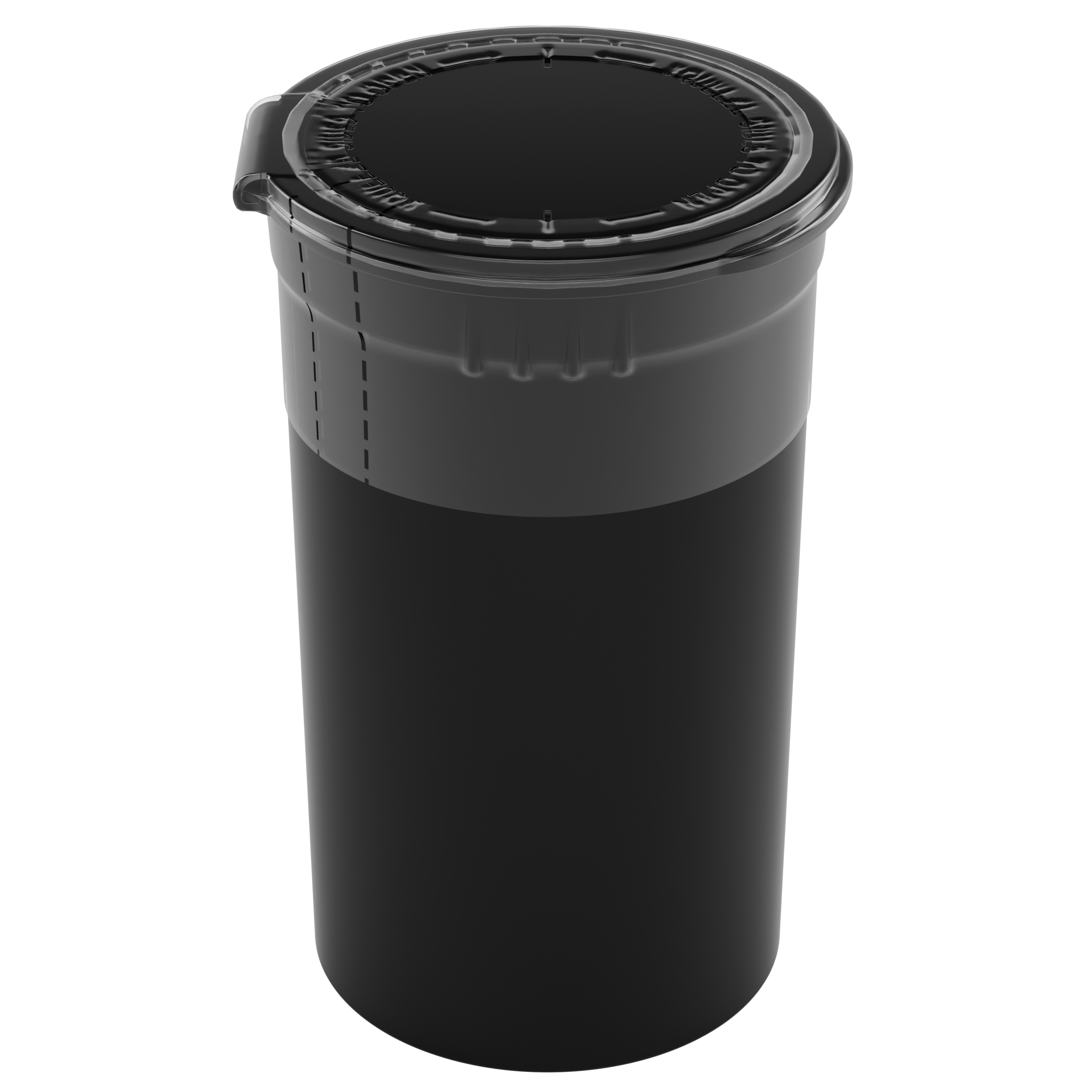 Shrink Bands - 19 Dram Pop Top Containers - Tamper Evident Perforated - (1,000 qty.) - Dragon Chewer