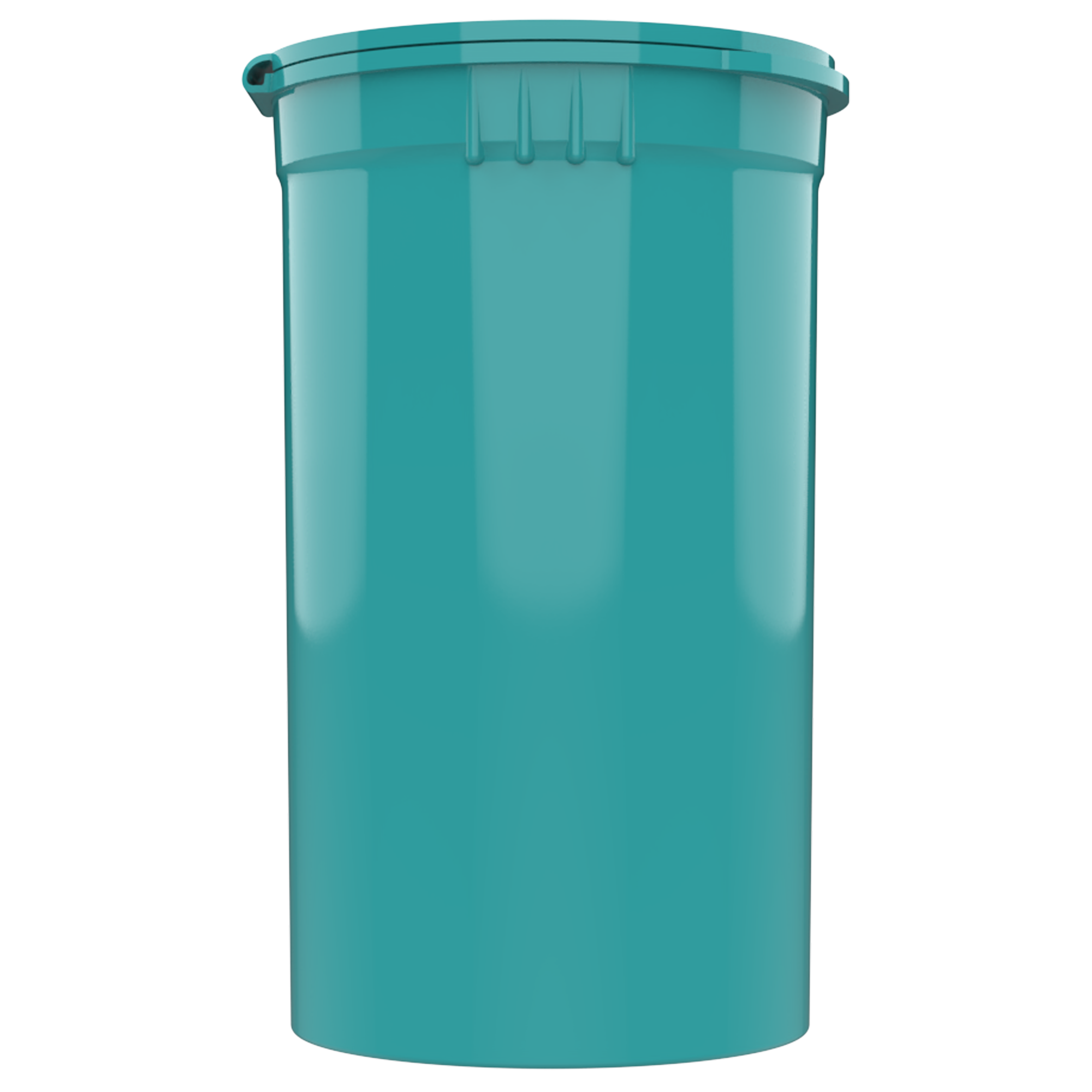 19 Dram Opaque Aqua Child Resistant Pop Top Bottles (225 qty.)