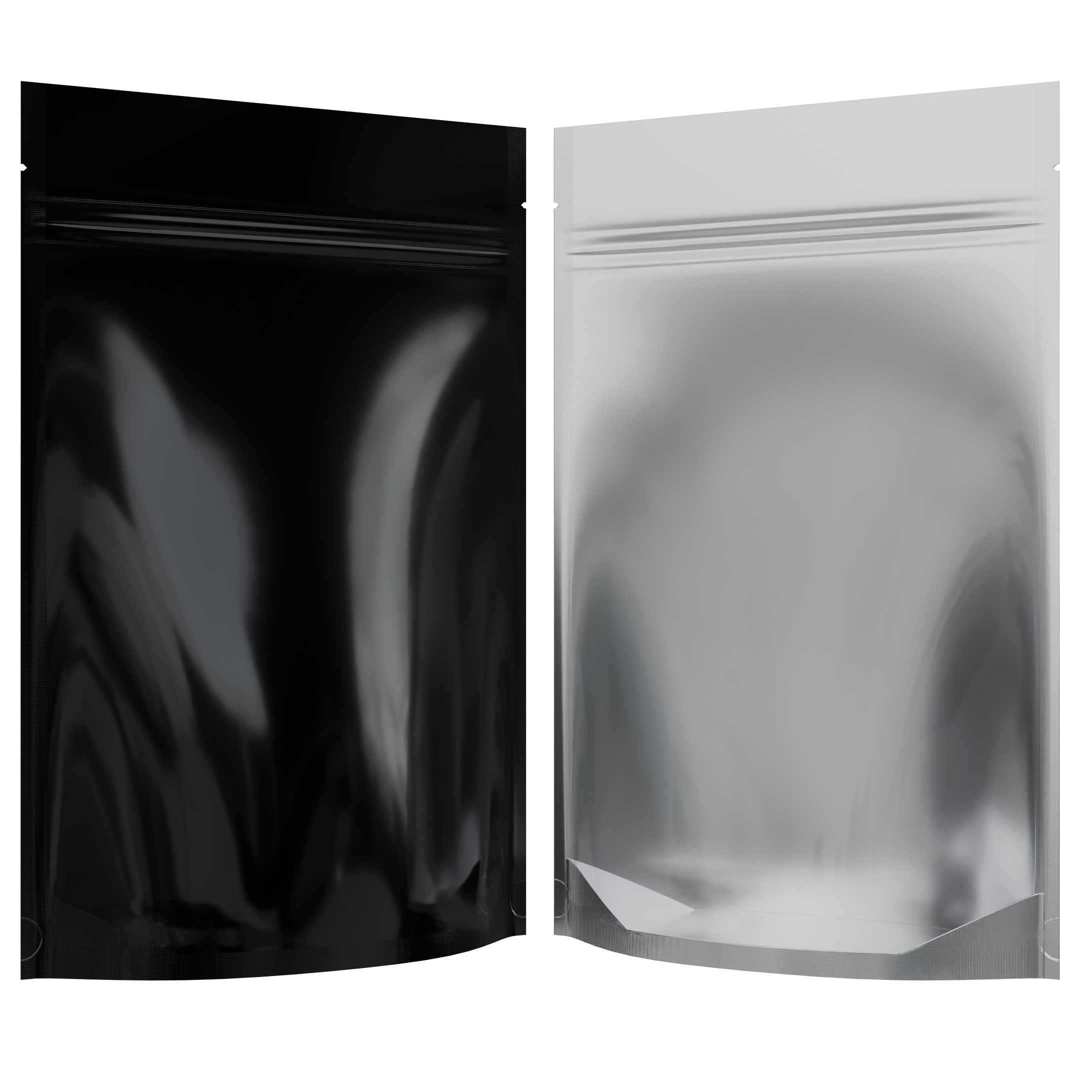 Gloss Black Vista Clear Dragon Chewer 28g ounce smell proof mylar bags by HIGHLOCK. Best thick wholesale bulk dispensary custom child resistant packaging 420 barrier bags tamper evident resealable large food storage near me nearby