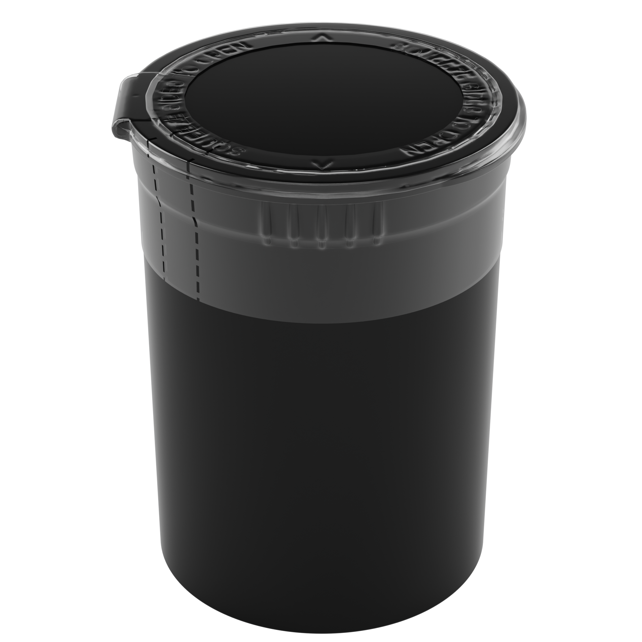 Shrink Bands - 30 Dram Pop Top Containers - Tamper Evident Perforated - (1,000 qty.) - Dragon Chewer