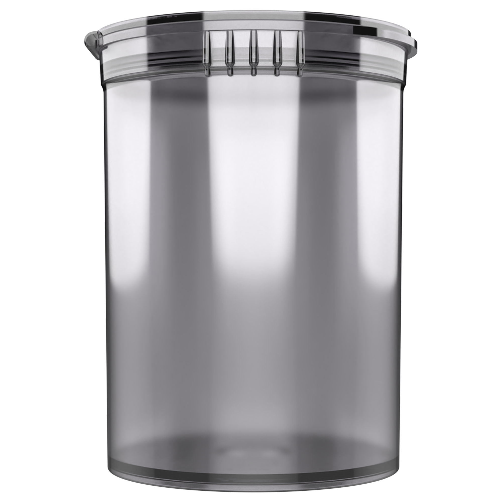 30 Dram Dragon Chewer Smoke Grey Pop Top CR Child Resistant Compliant Wholesale Packaging Storage Containers Bottles Jars 1/8th ounce 3.5 gram 1/4th ounce oz cans near me USA translucent transparent