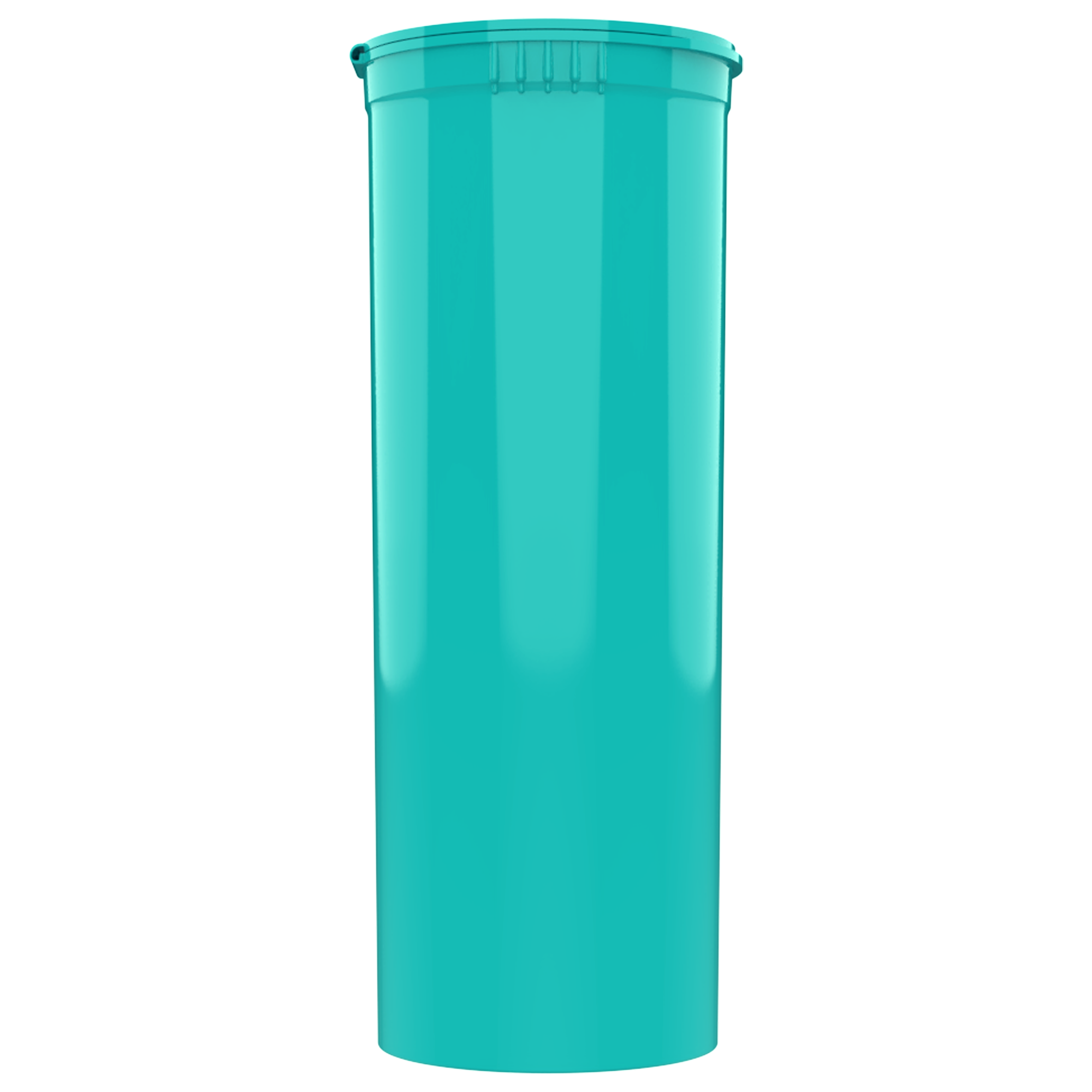 60 Dram Opaque Tiffany Blue Child Resistant Pop Top Bottles (75 qty.) - Dragon Chewer