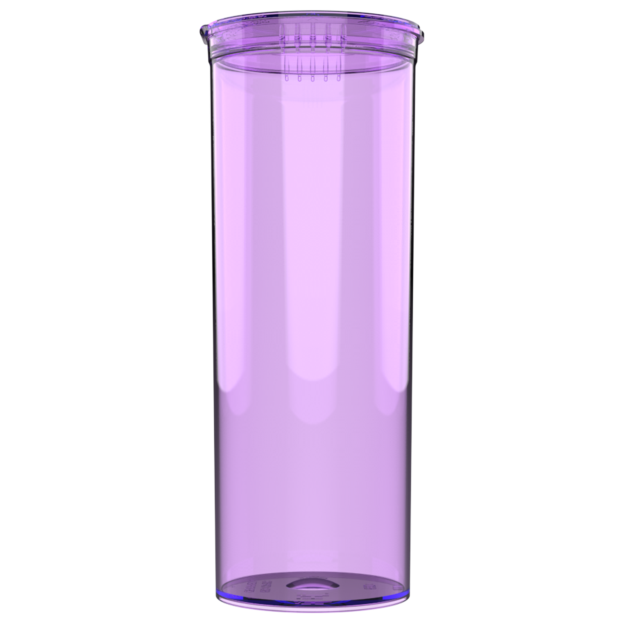 60 Dram Translucent Purple Child Resistant Pop Top Containers (75 qty.) - Dragon Chewer