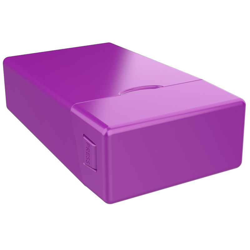 Premium 84 MM Purple Pre Roll Packaging Box - Pinch N Flip (130 qty.)
