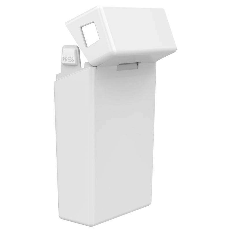 Premium 84 MM White Pre Roll Packaging Box - Pinch N Flip (130 qty.)