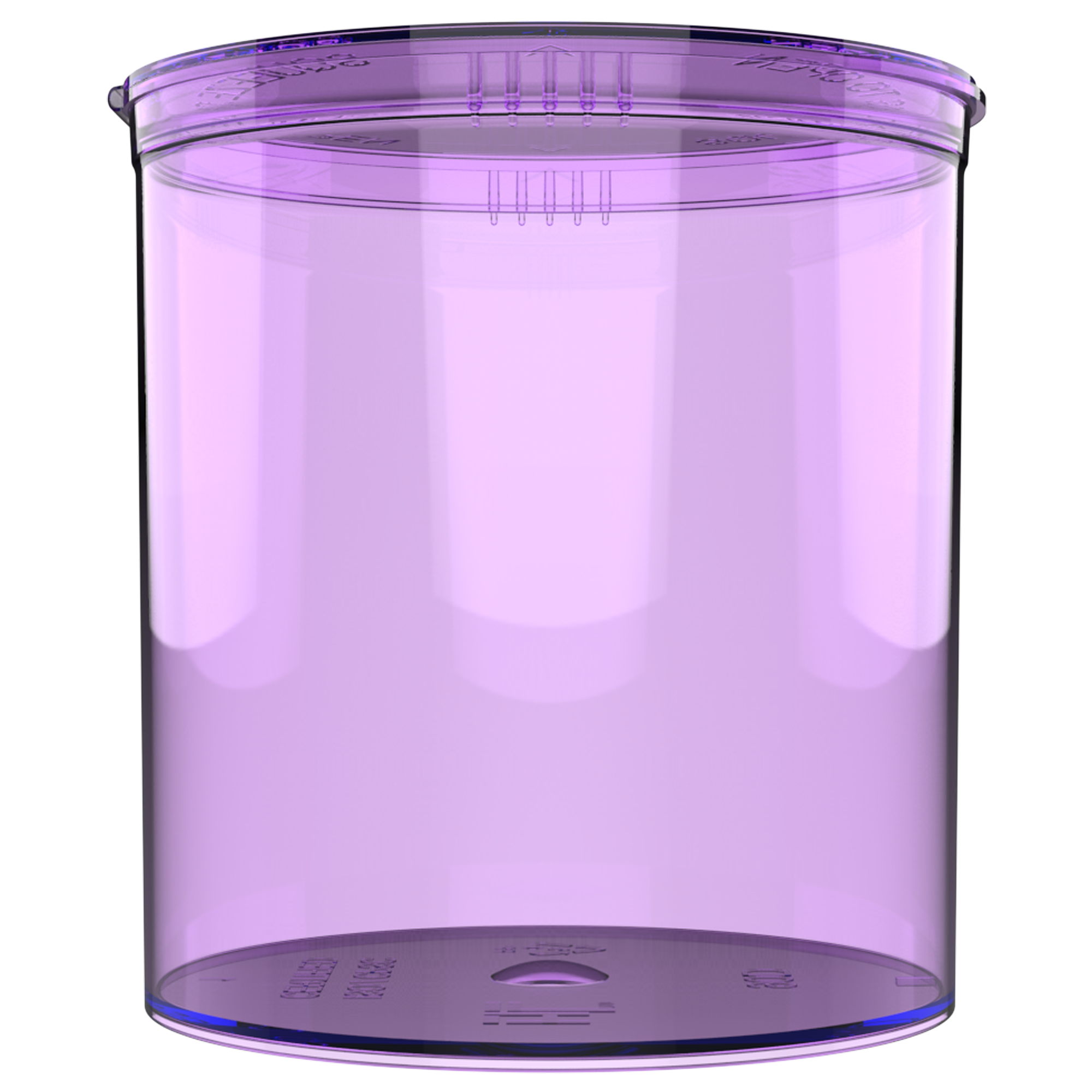 90 Dram Translucent Purple Child Resistant Pop Top Containers (60 qty. 90 Dram Translucent Purple Child Resistant Pop Top Containers (60 qty.