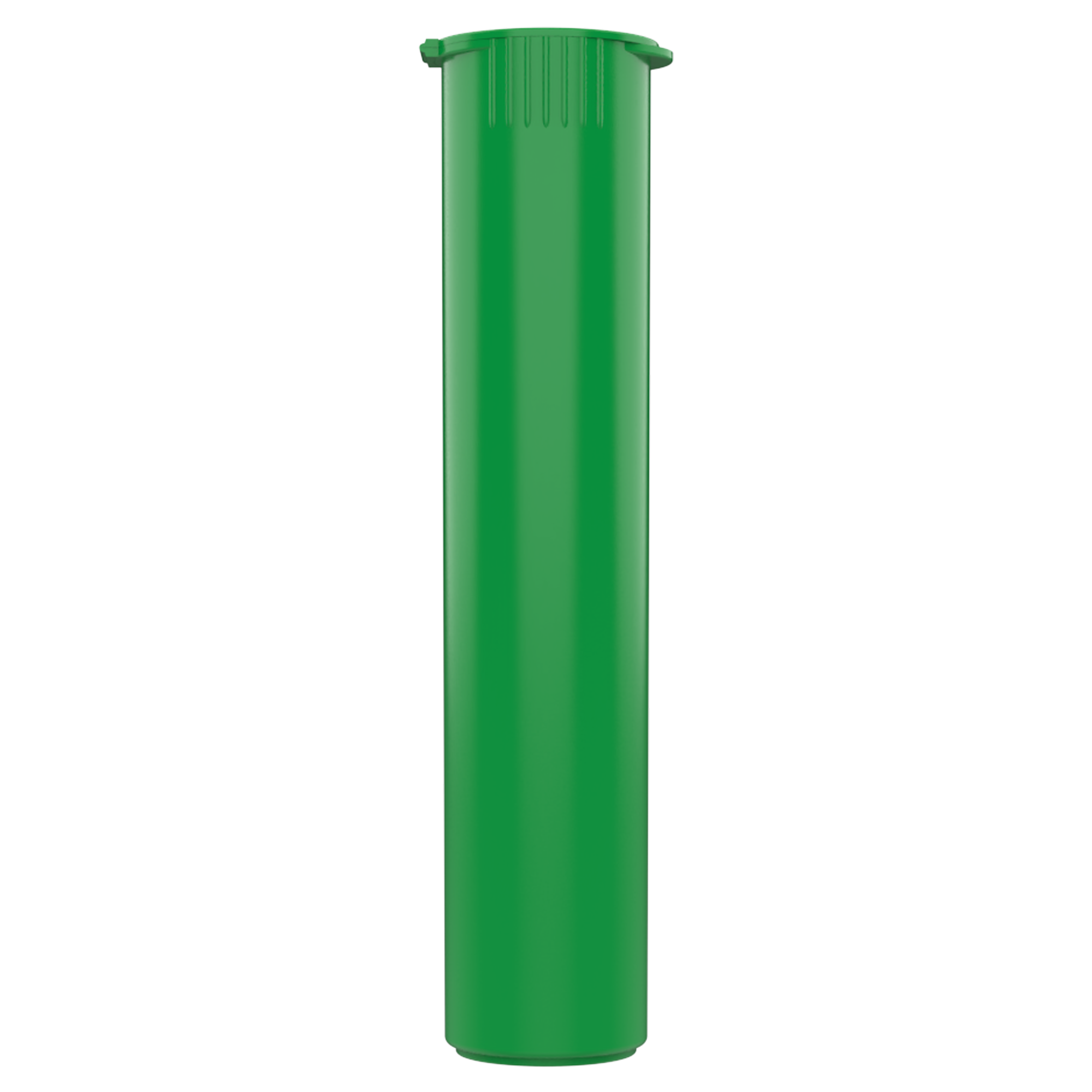 92mm Green Pop Top Pre Roll Child Resistant Tubes - OPEN LID (675 qty.) - Dragon Chewer