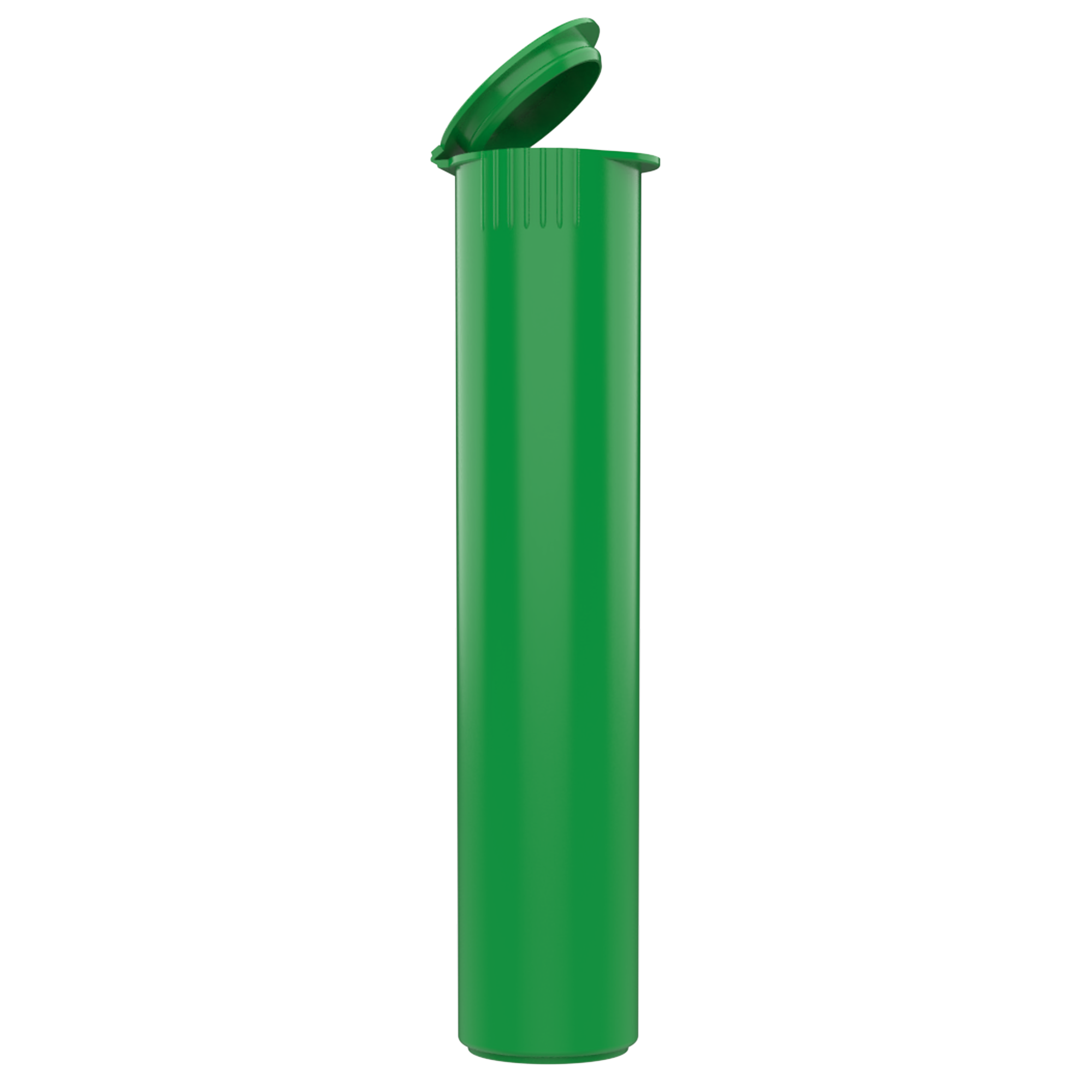 92mm Green Pop Top Pre Roll Child Resistant Tubes - OPEN LID (675 qty.) - Dragon Chewer