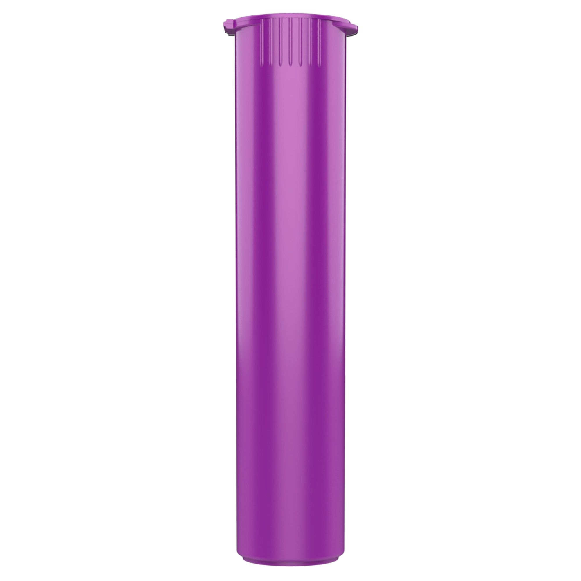 92mm Purple Pop Top Pre Roll Child Resistant Tubes - OPEN LID (675 qty.) - Dragon Chewer