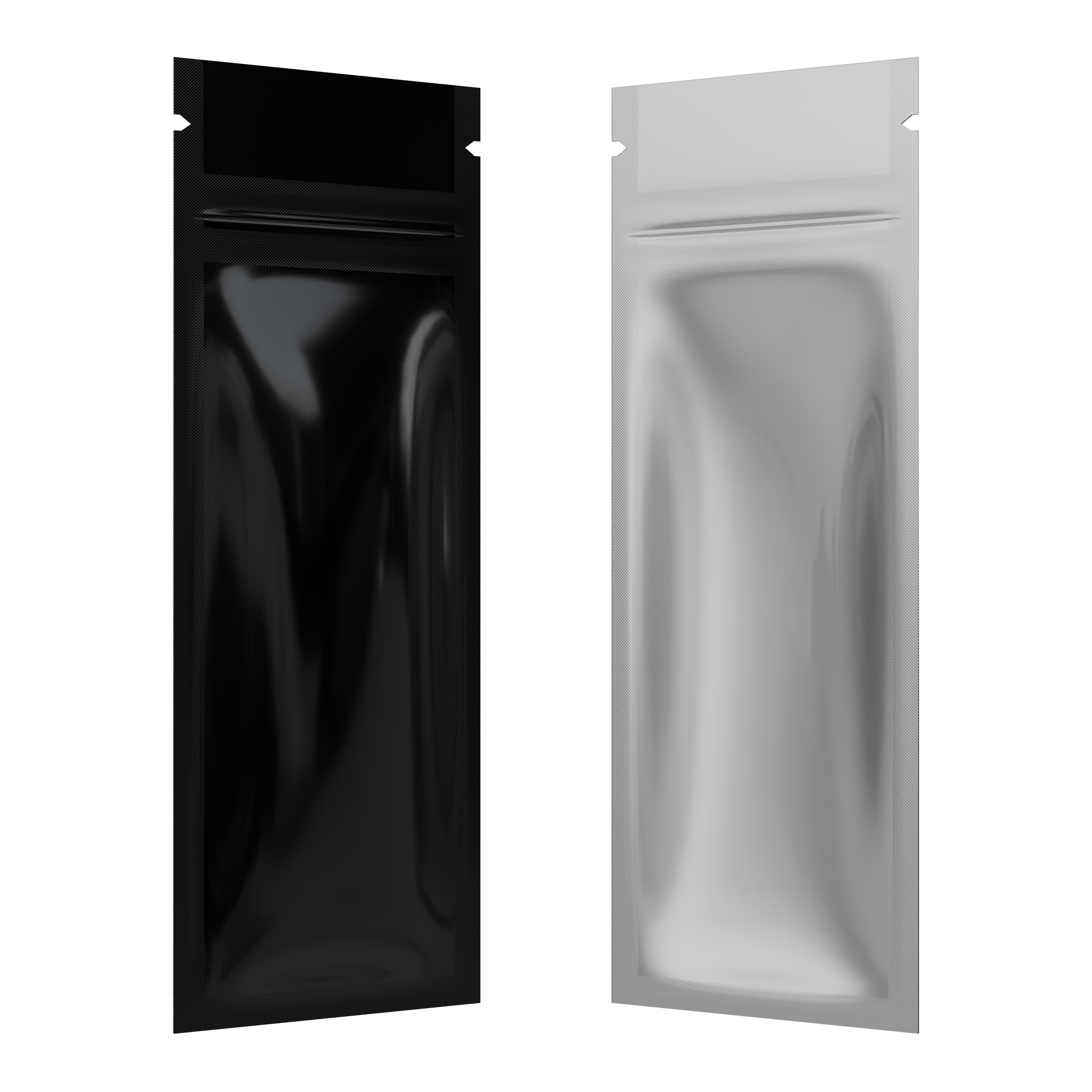 Gloss Black Vista Clear Translucent Transparent Dragon syringe king size pre roll top zipper smell proof mylar bags by HIGHLOCK. Best thick wholesale bulk dispensary custom child resistant packaging 420 barrier bags tamper evident resealable large food storage near me nearby 2.16x6 vape cartridge pen