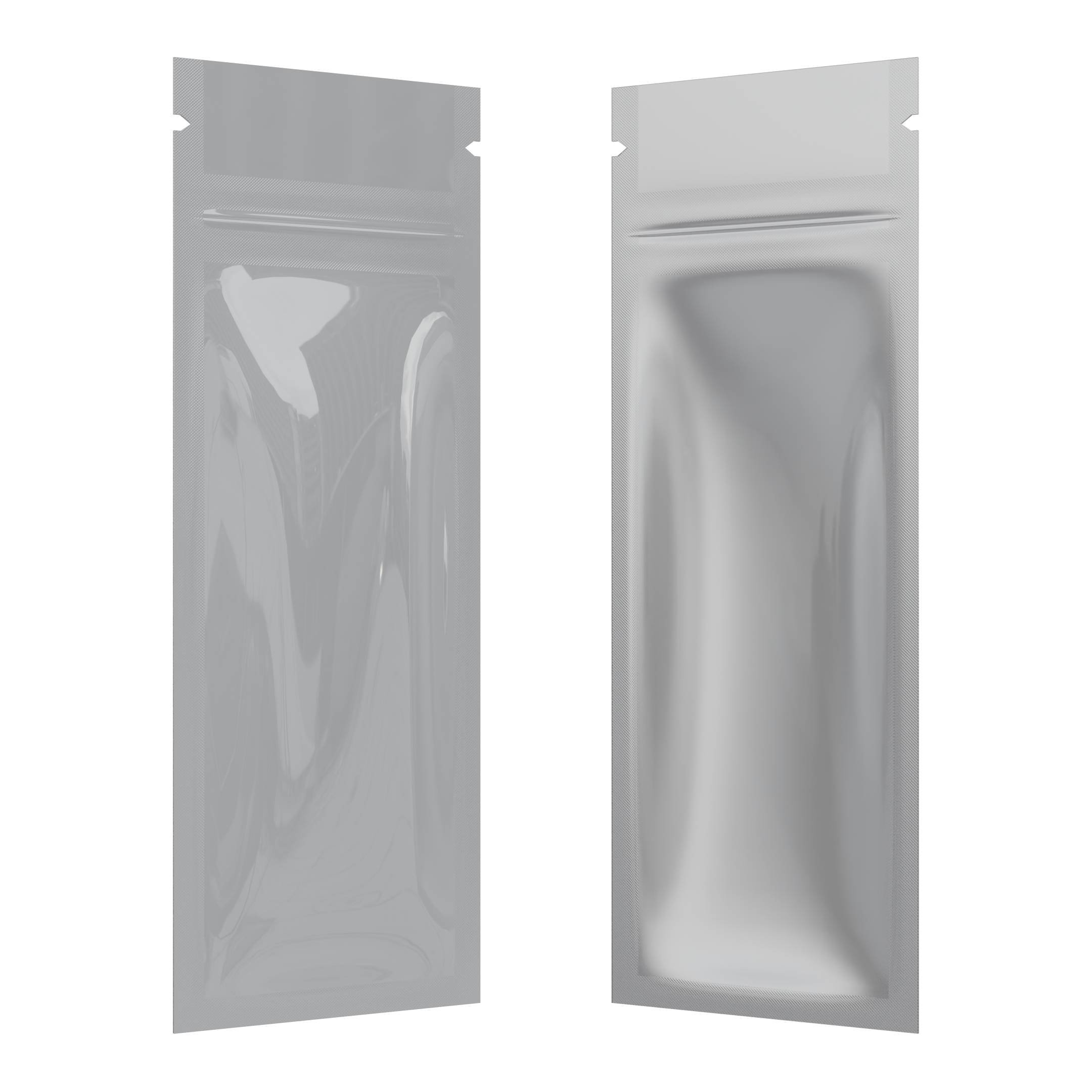 Gloss White Vista Clear Translucent Transparent Dragon syringe king size pre roll top zipper smell proof mylar bags by HIGHLOCK. Best thick wholesale bulk dispensary custom child resistant packaging 420 barrier bags tamper evident resealable large food storage near me nearby 2.16x6 vape cartridge pen