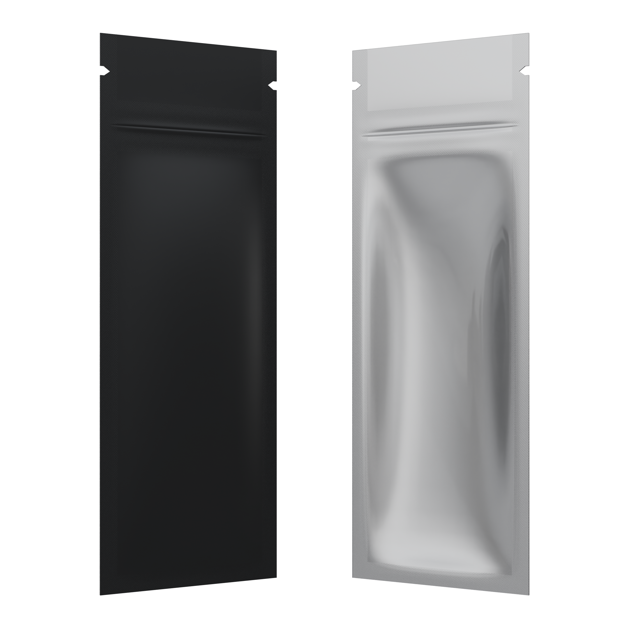 Matte Black Vista Clear Translucent Transparent Dragon syringe king size pre roll top zipper smell proof mylar bags by HIGHLOCK. Best thick wholesale bulk dispensary custom child resistant packaging 420 barrier bags tamper evident resealable large food storage near me nearby 2.16x6 vape cartridge pen