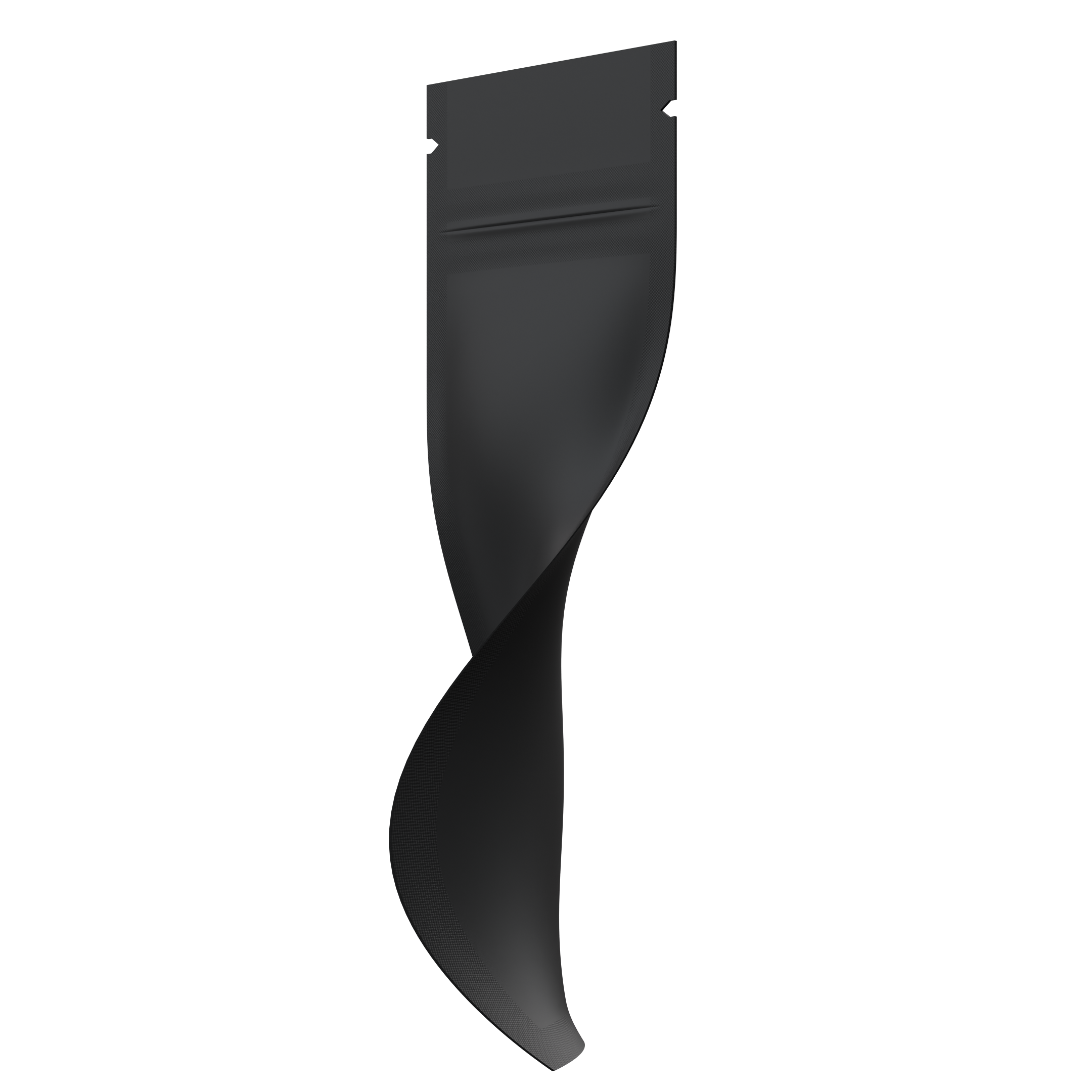 Matte Black Opaque Dragon Chewer syringe king size pre roll top zipper smell proof mylar bags by HIGHLOCK. Best thick wholesale bulk dispensary custom child resistant packaging 420 barrier bags tamper evident resealable large food storage 2.16x6 usa cheap amazon vape cartridge pen