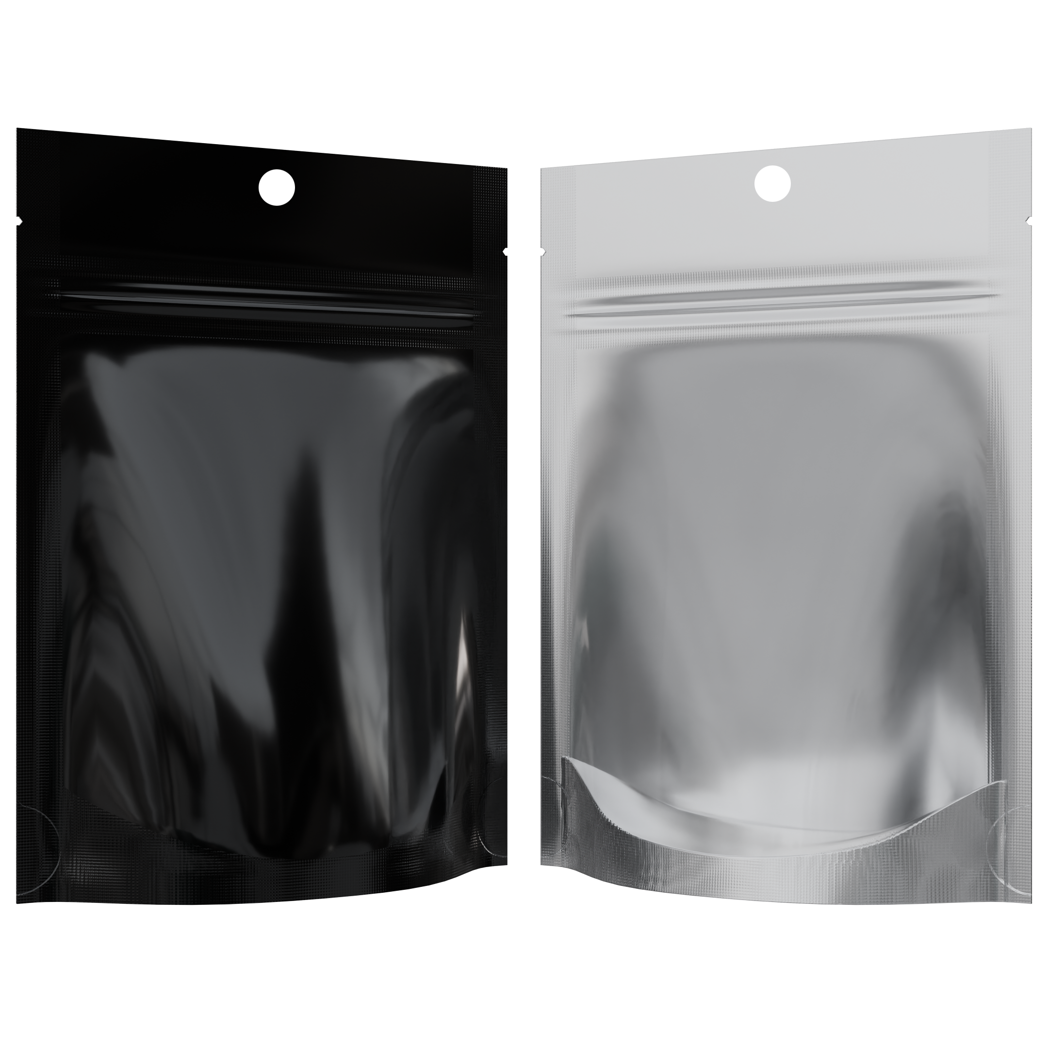 Gloss Black Vista Clear Translucent Transparent Dragon Chewer 3.5 g gram 1/8 ounce smell proof mylar bags by HIGHLOCK. Best thick wholesale bulk dispensary custom child resistant packaging 420 barrier bags tamper evident resealable large food storage 3x5 pouch gusset usa cheap 100 PACK hang hole
