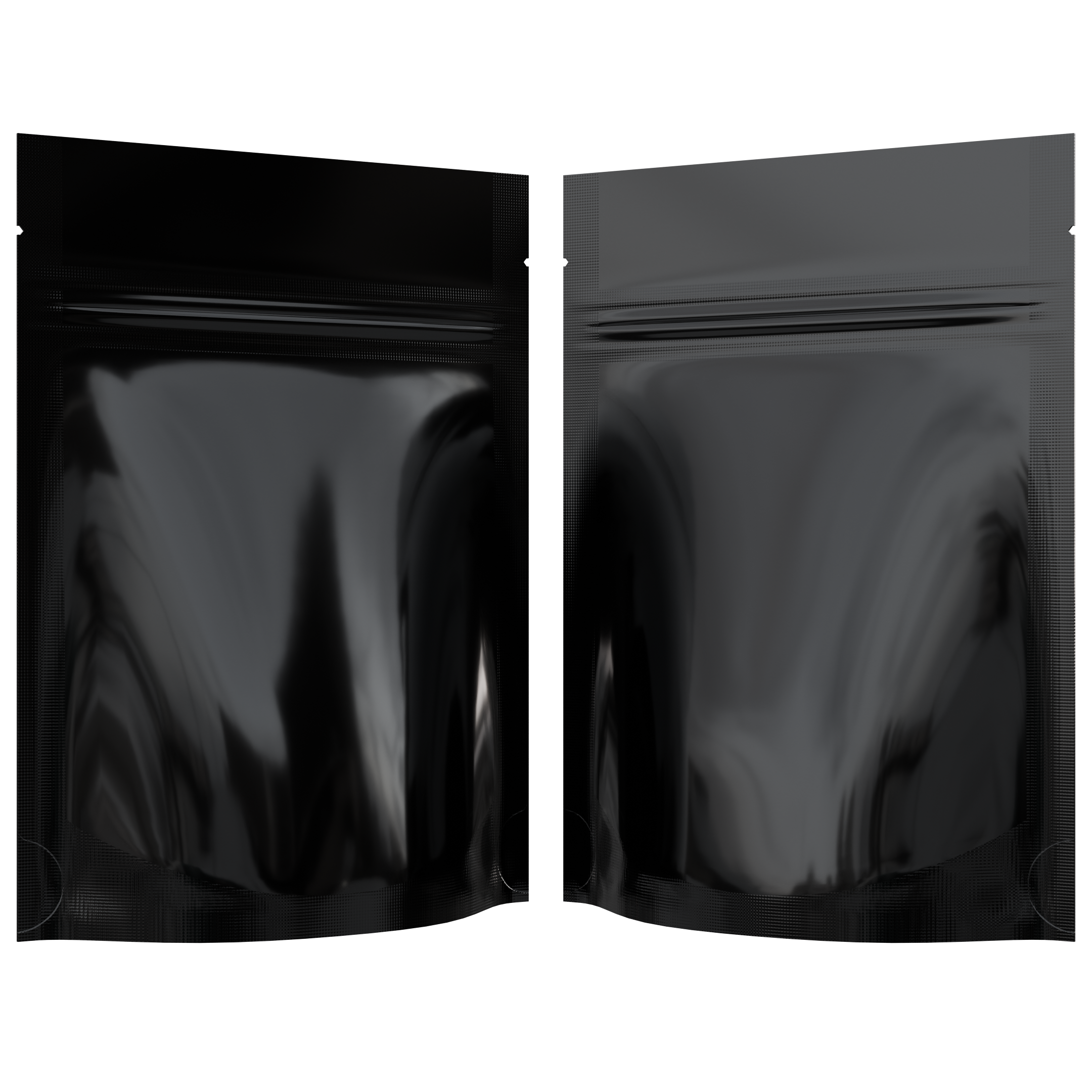 Gloss Black Opaque Dragon Chewer 3.5 g gram 1/8 ounce smell proof mylar bags by HIGHLOCK. Best thick wholesale bulk dispensary custom child resistant packaging 420 barrier bags tamper evident resealable large food storage 3x5 pouch gusset usa cheap 100 PACK