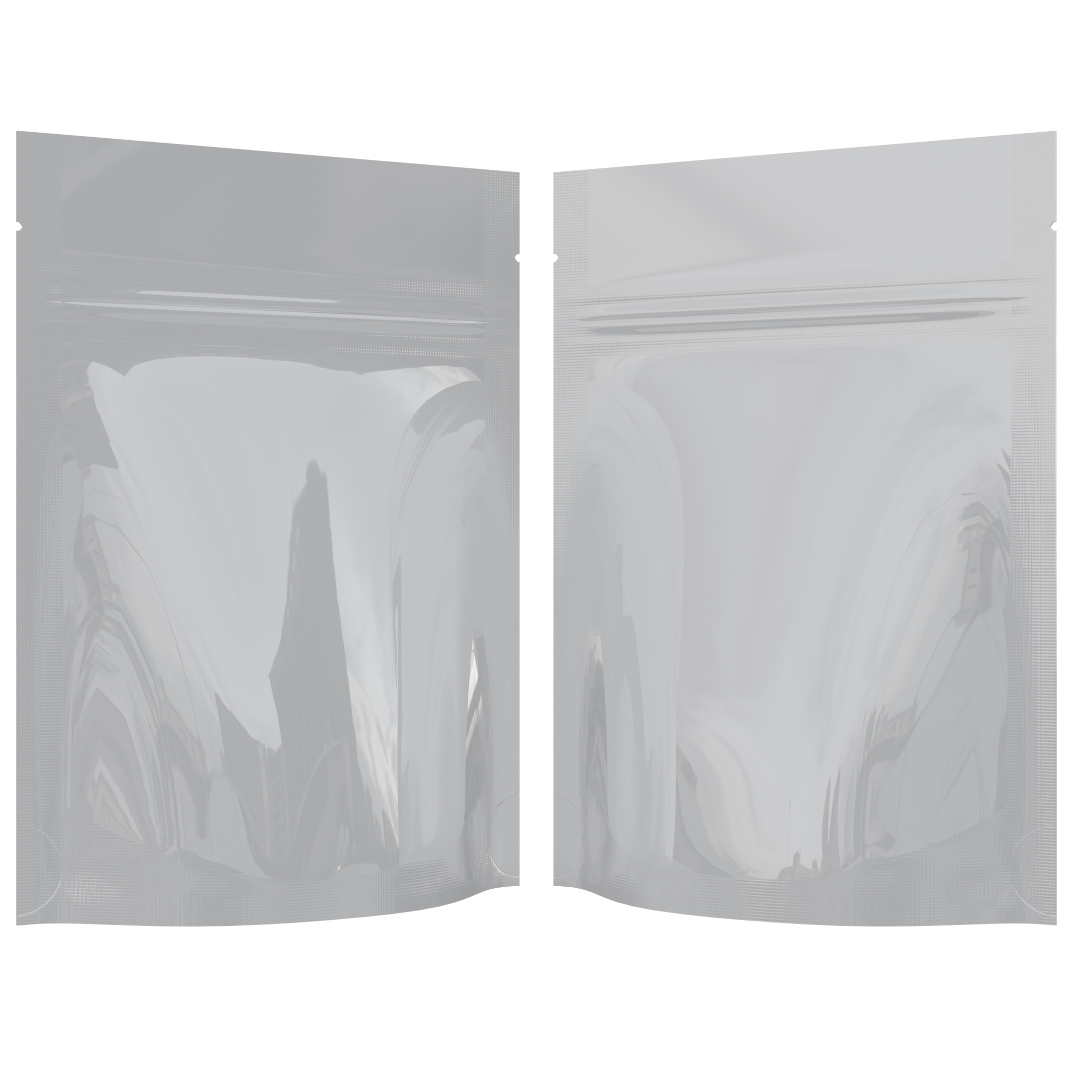 Gloss White Opaque Dragon Chewer 3.5 g gram 1/8 ounce smell proof mylar bags by HIGHLOCK. Best thick wholesale bulk dispensary custom child resistant packaging 420 barrier bags tamper evident resealable large food storage 3x5 pouch gusset usa cheap 100 PACK