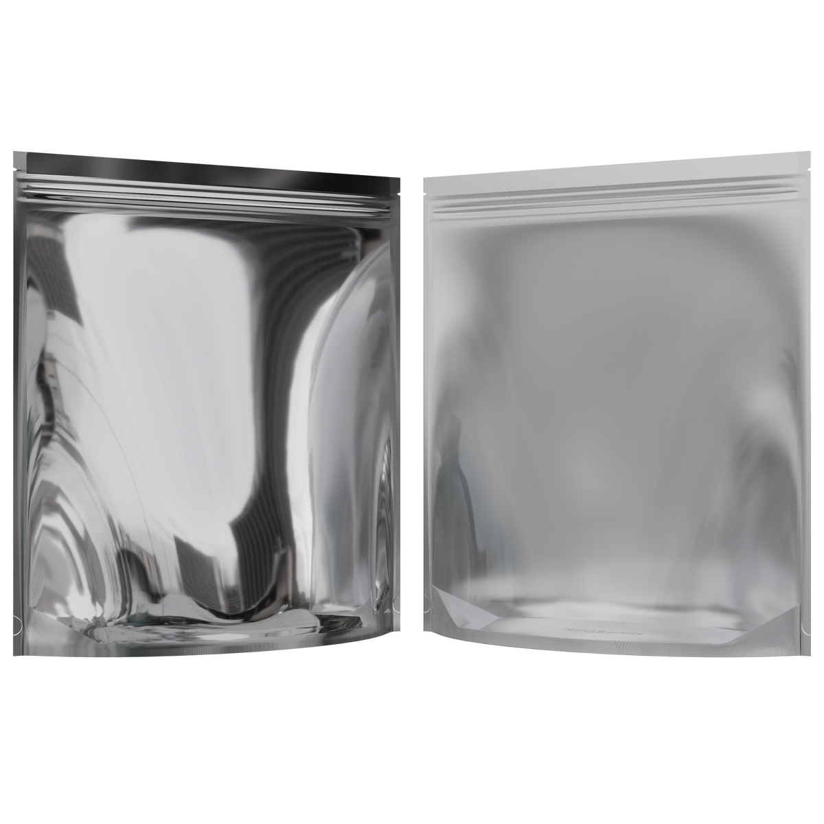Gloss Silver / Gloss Clear 1 LB Grower Mylar Bags (300 qty.)