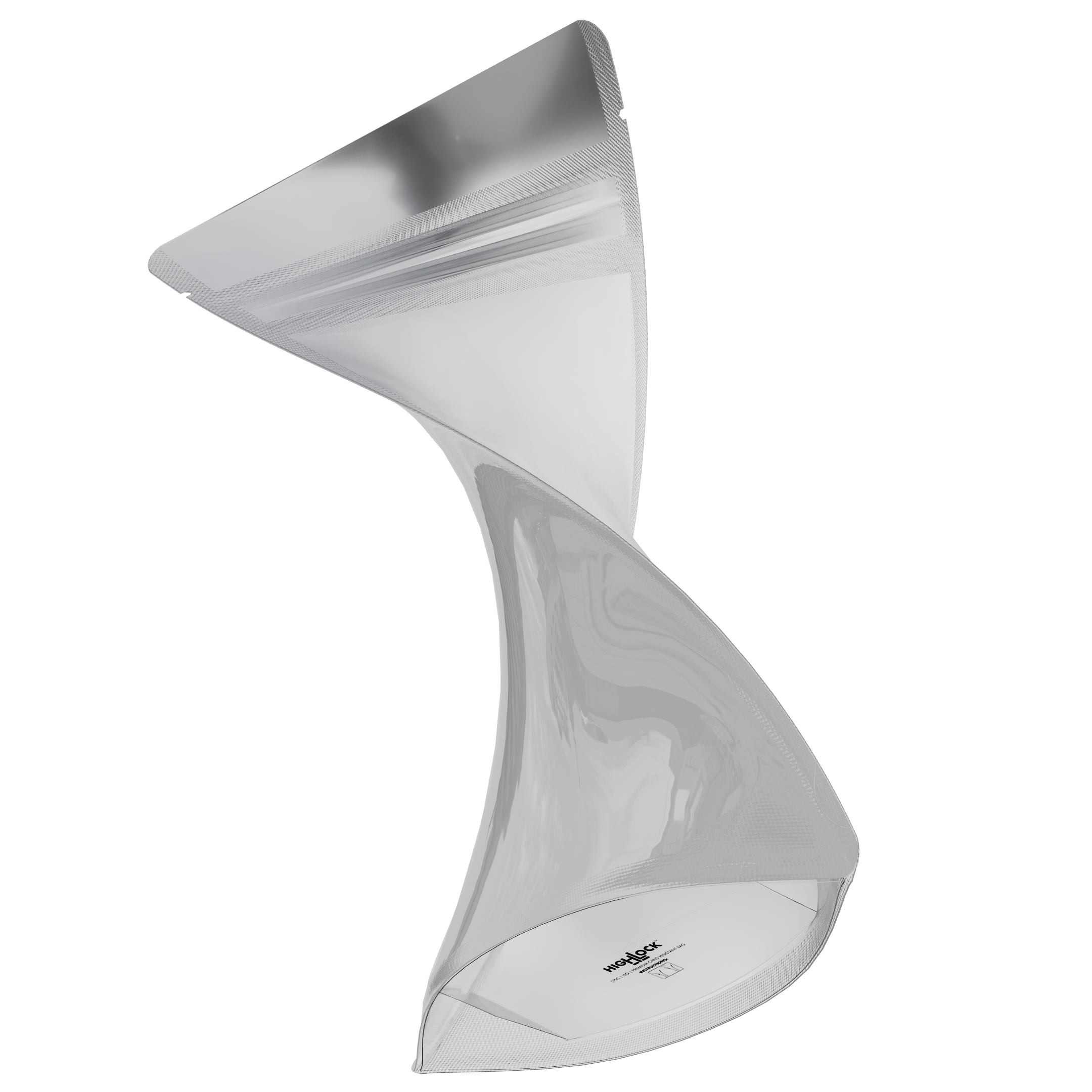 1 Ounce CR Exit Bags Gloss White / Clear - Tear Notch Mylar Bags - Child Resistant - (1,000 qty.) - Dragon Chewer