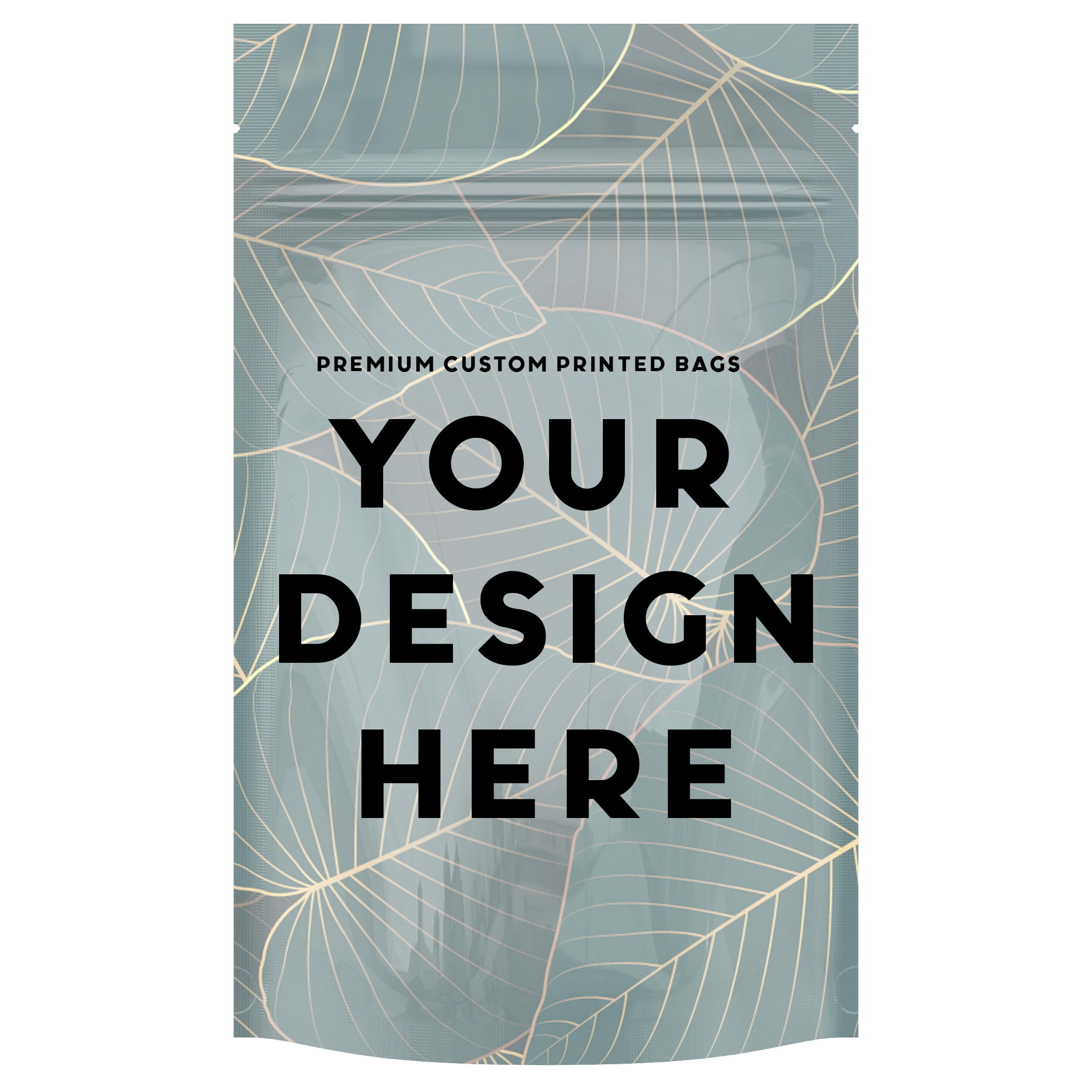 1/4 Ounce Custom Digital Direct Printed Mylar Smell Proof Bags - Dragon Chewer