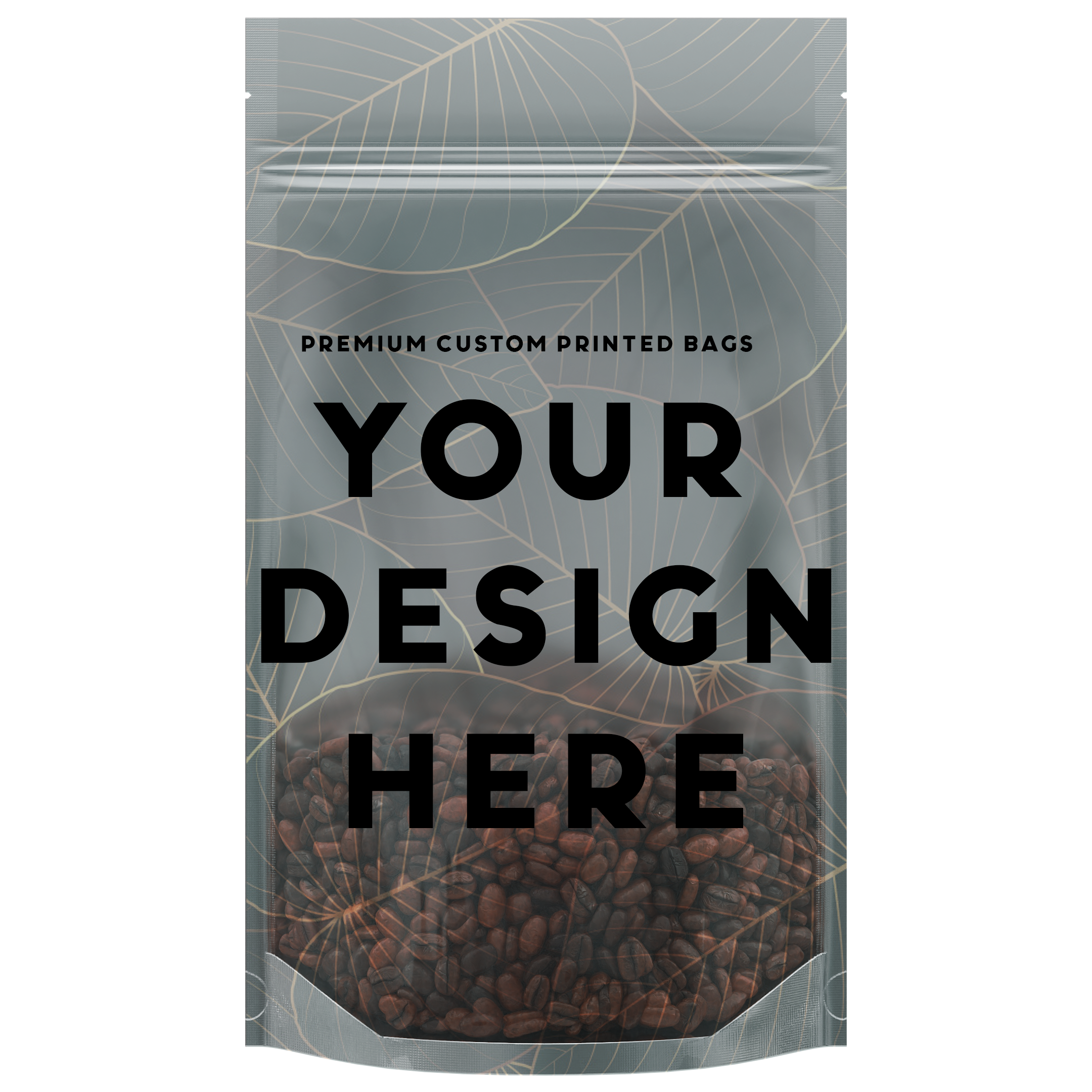 1/2 Ounce Custom Digital Direct Printed Mylar Smell Proof Bags - Dragon Chewer