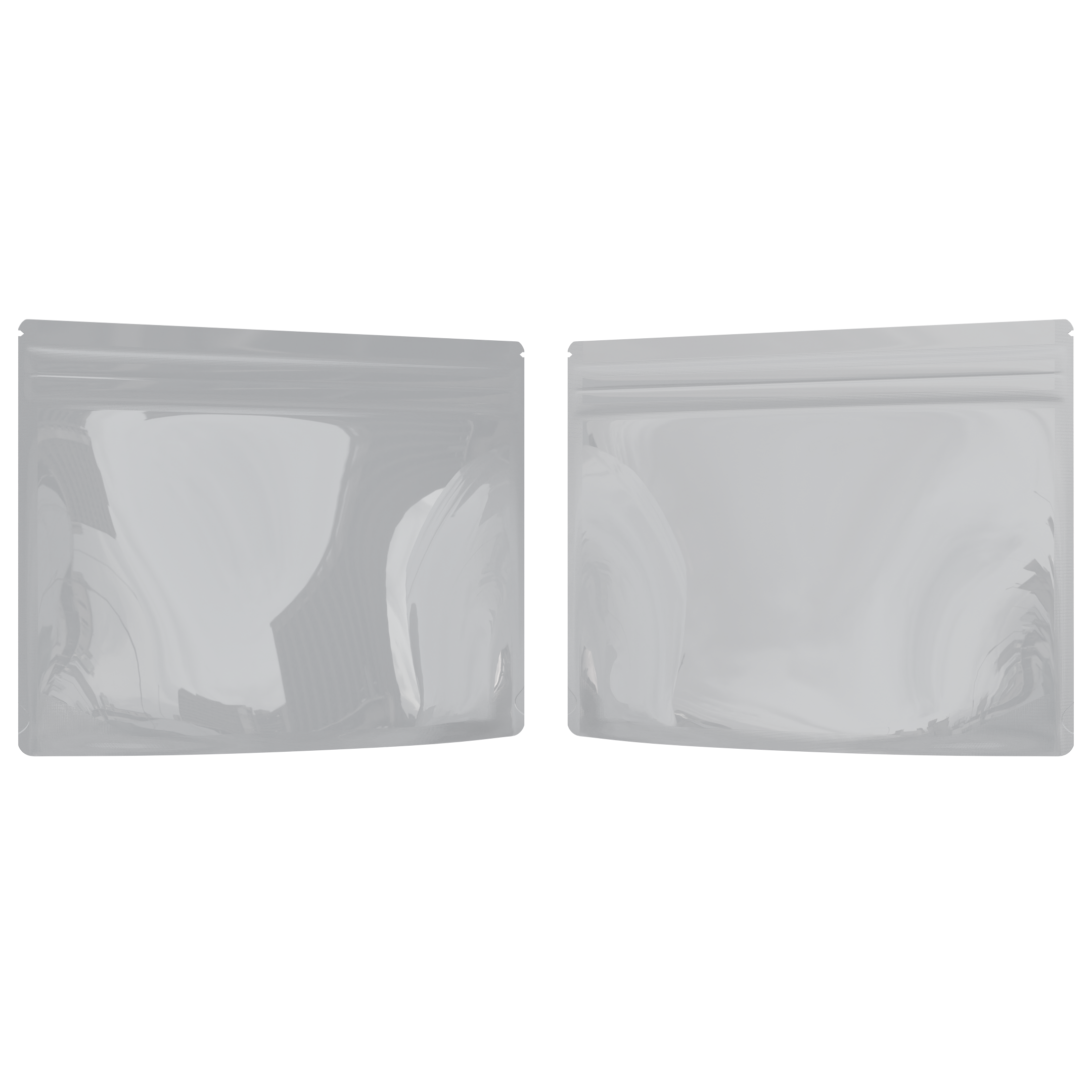 Large 12 x 9 CR Exit Bags Gloss White Opaque Mylar Bags - Child Resistant - (800 qty.) - Dragon Chewer