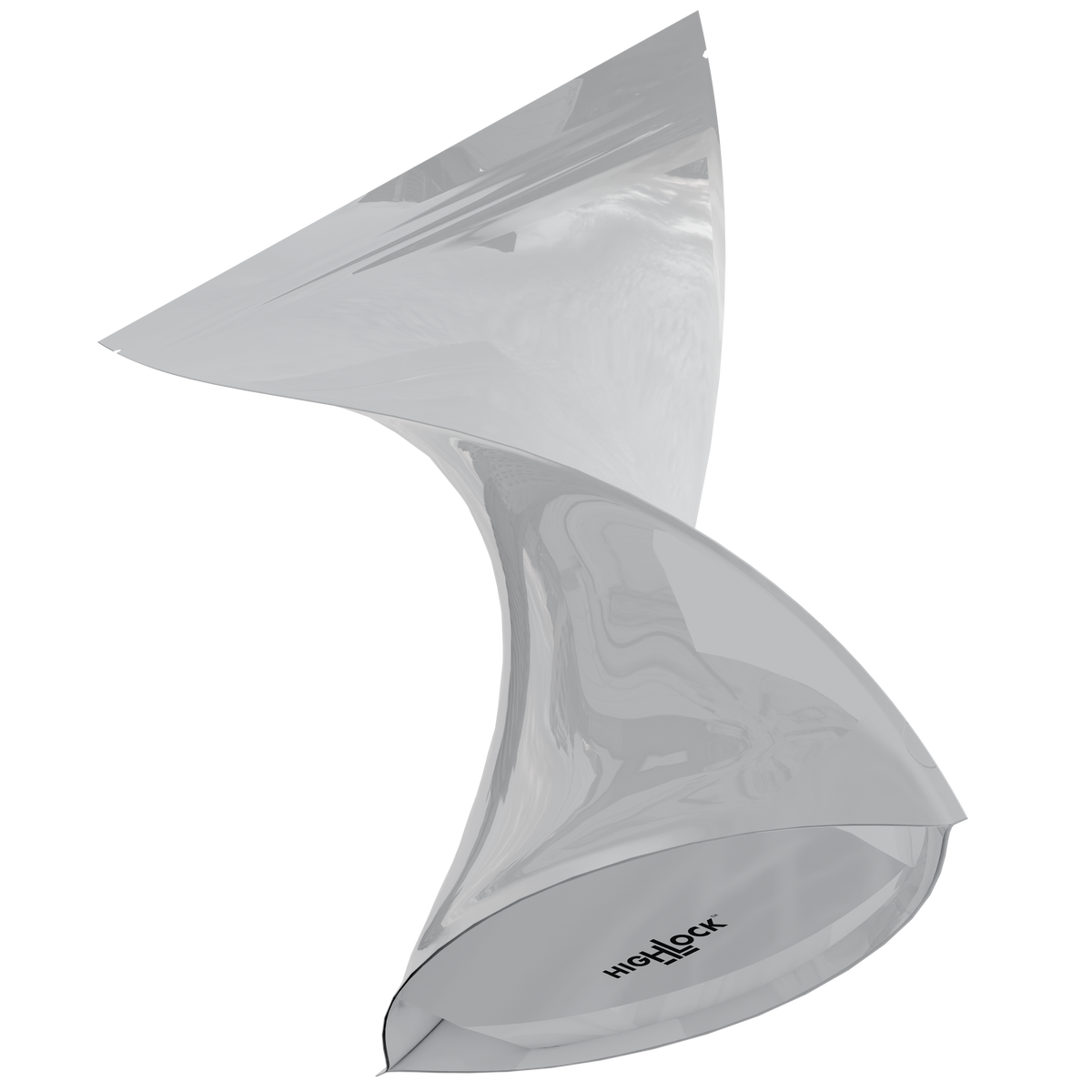Gloss White / Gloss White 1 LB Grower Mylar Bags (300 qty.)