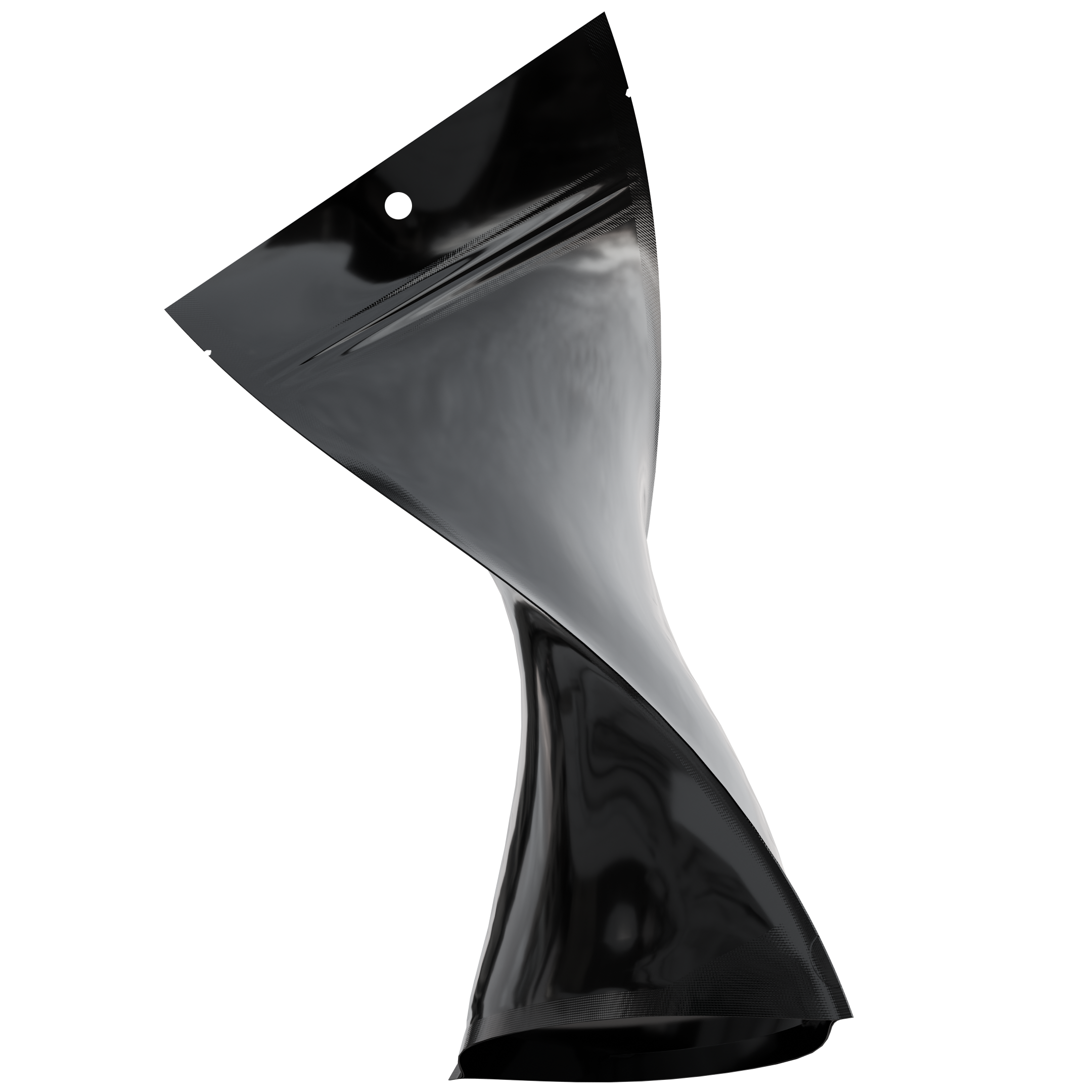 Gloss Black Opaque Dragon Chewer 14g gram 1/2 ounce smell proof mylar bags by HIGHLOCK. Best thick wholesale bulk dispensary custom child resistant packaging 420 barrier bags tamper evident resealable large food storage near me nearby 5x8x2 50 bulk pack hang hole