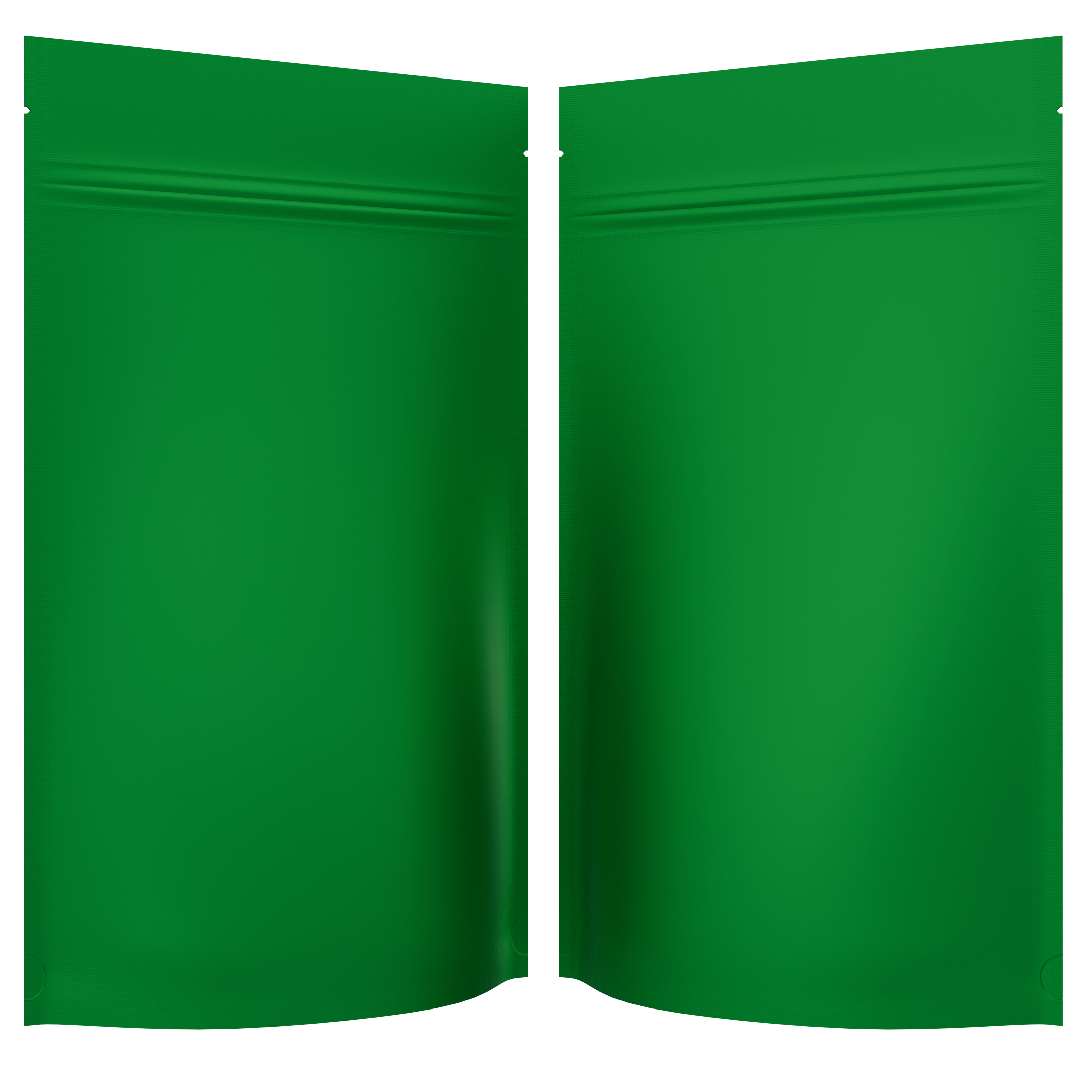 Matte Green Opaque Dragon Chewer 14g gram 1/2 ounce smell proof mylar bags by HIGHLOCK. Best thick wholesale bulk dispensary custom child resistant packaging 420 barrier bags tamper evident resealable large food storage near me nearby 5x8x2