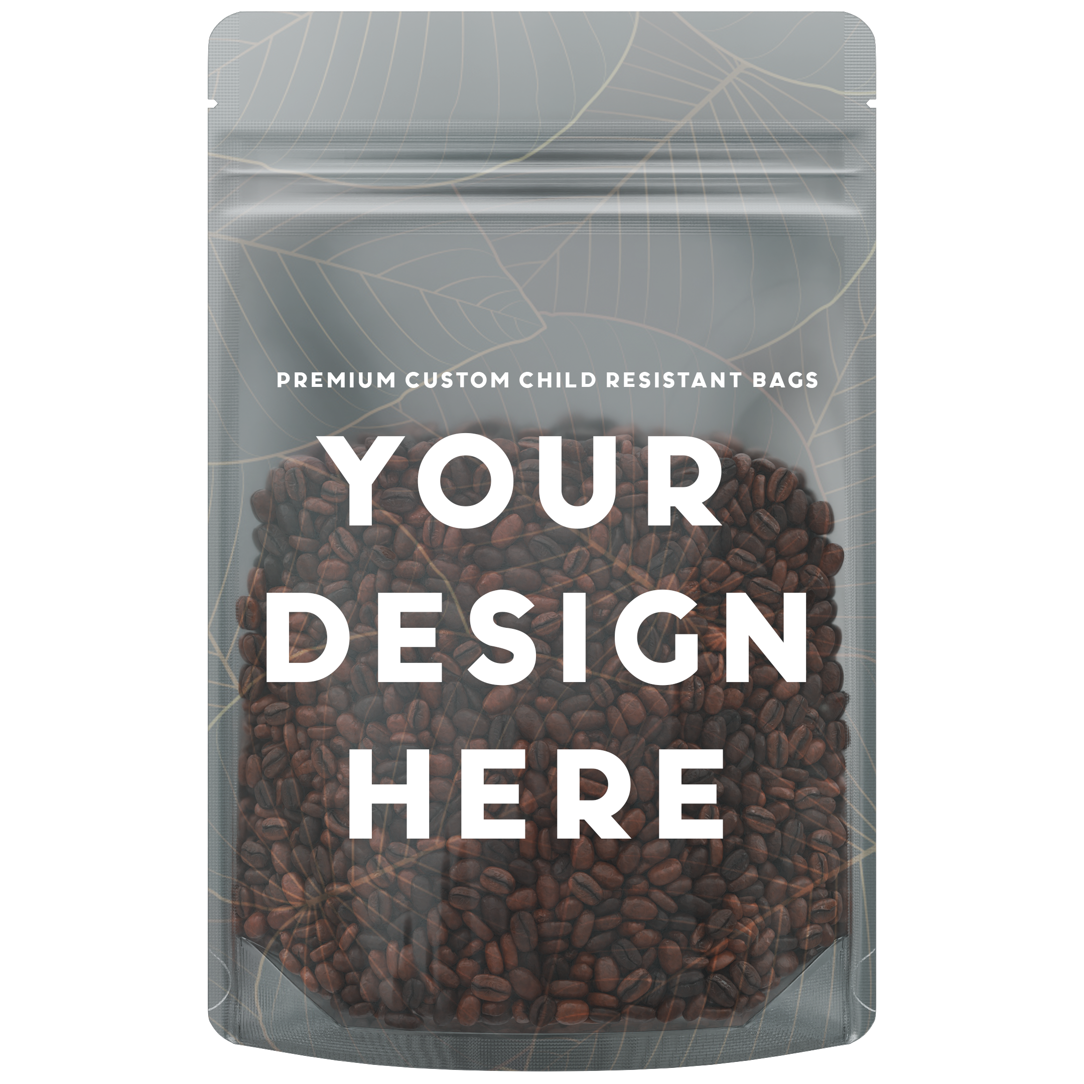 1 Ounce Custom Printed CR Child Resistant Mylar Barrier Bags - Dragon Chewer