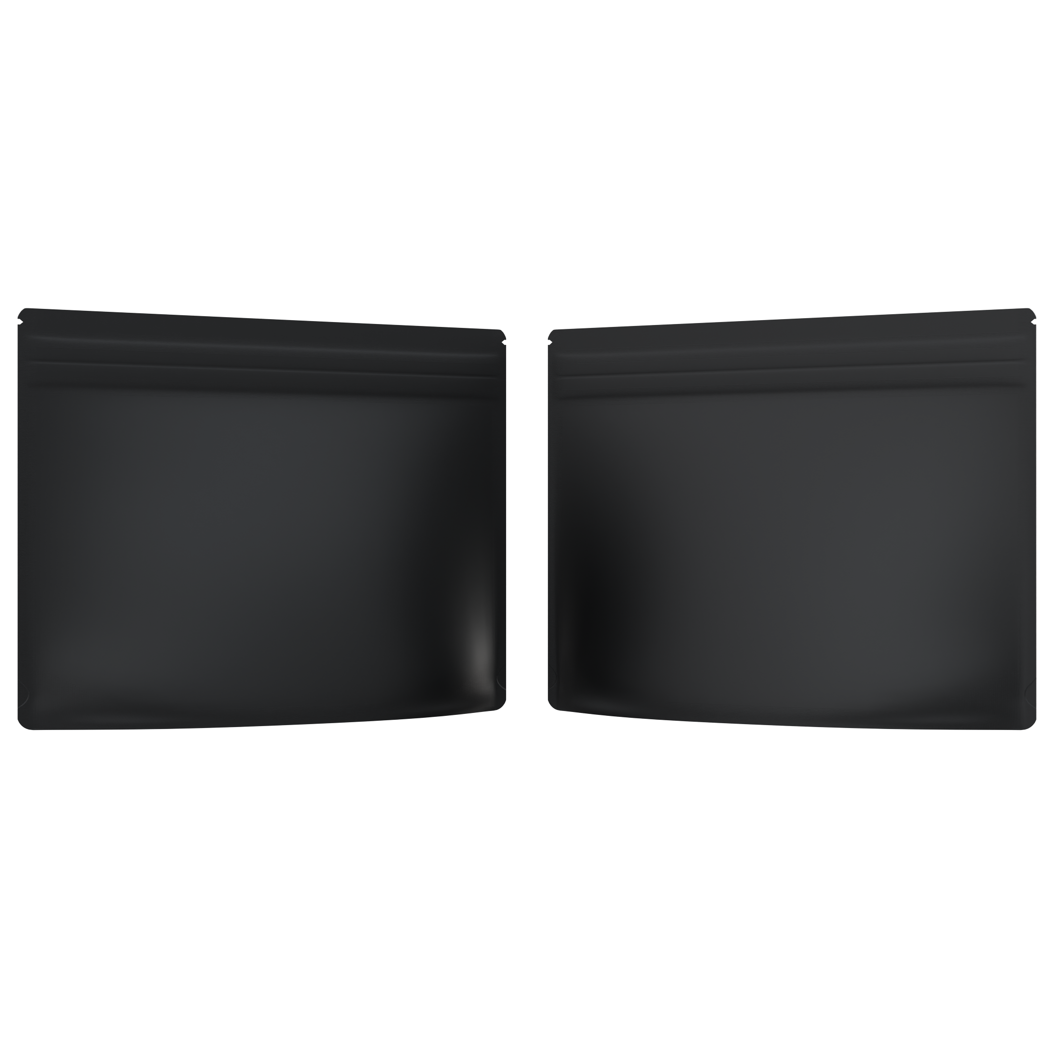 Large 12 x 9 CR Exit Bags Matte Black Opaque Mylar Bags - Child Resistant - (800 qty.) - Dragon Chewer