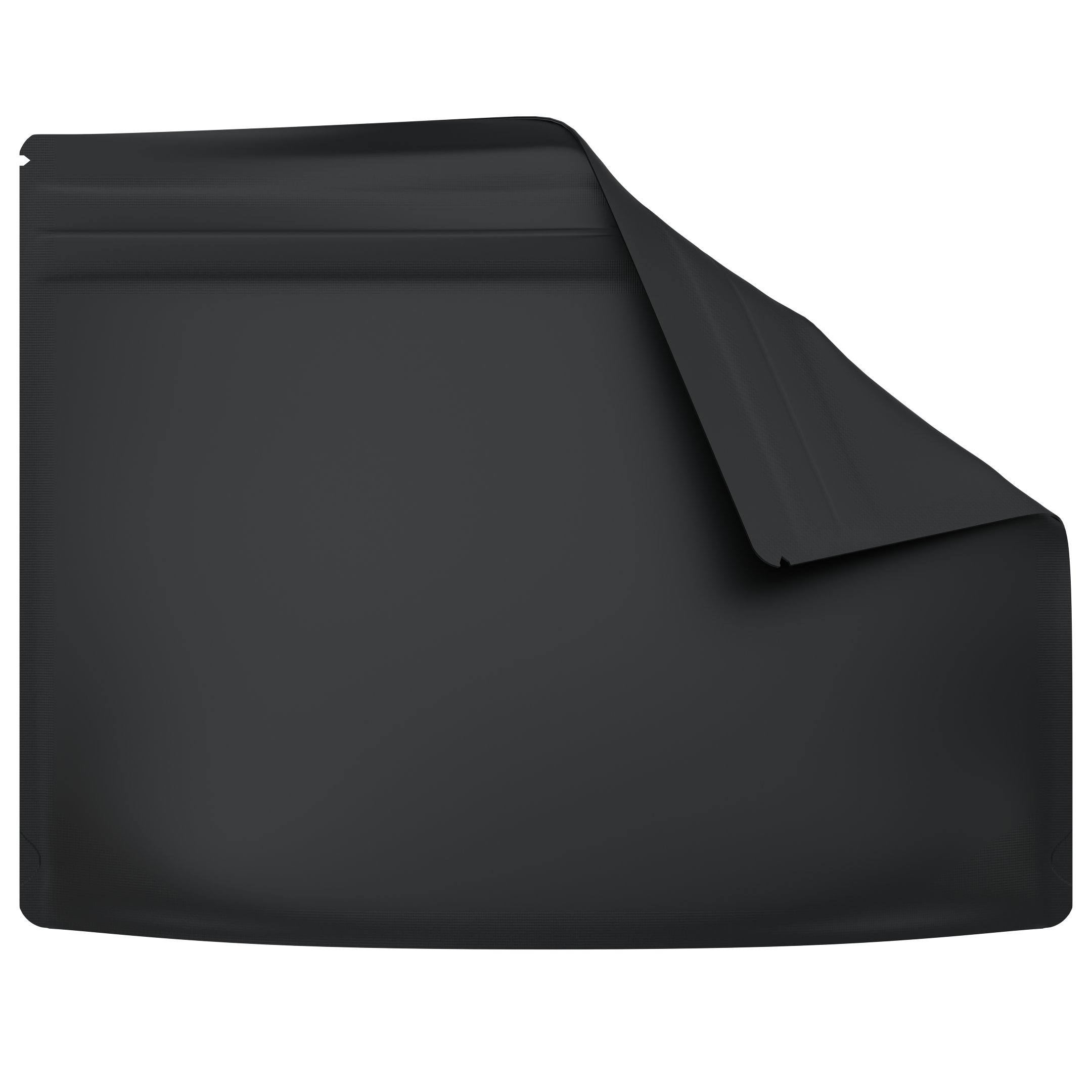 Large 12 x 9 CR Exit Bags Matte Black Opaque Mylar Bags - Child Resistant - (800 qty.) - Dragon Chewer