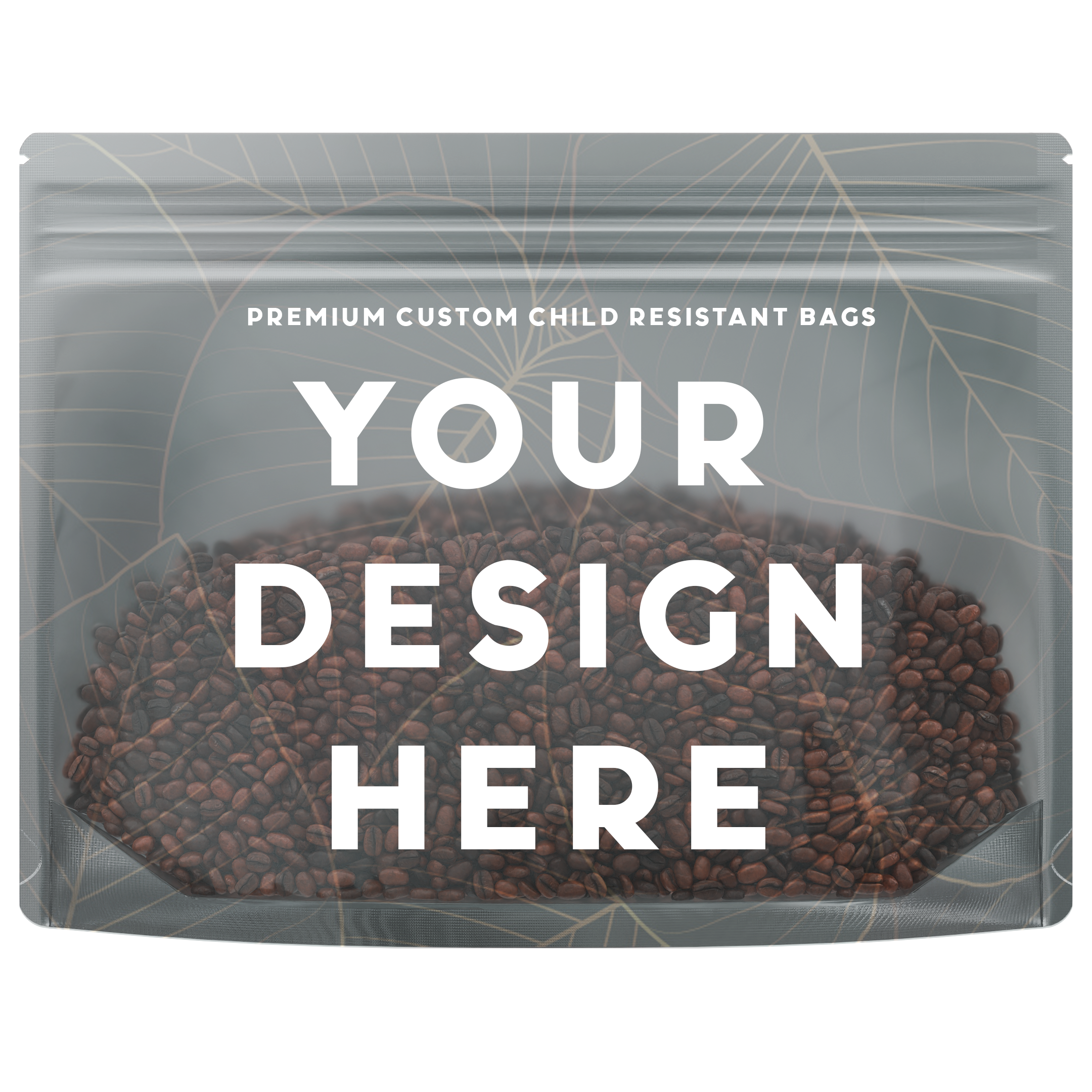 Large Exit Custom Printed CR Child Resistant Mylar Barrier Bags - Dragon Chewer