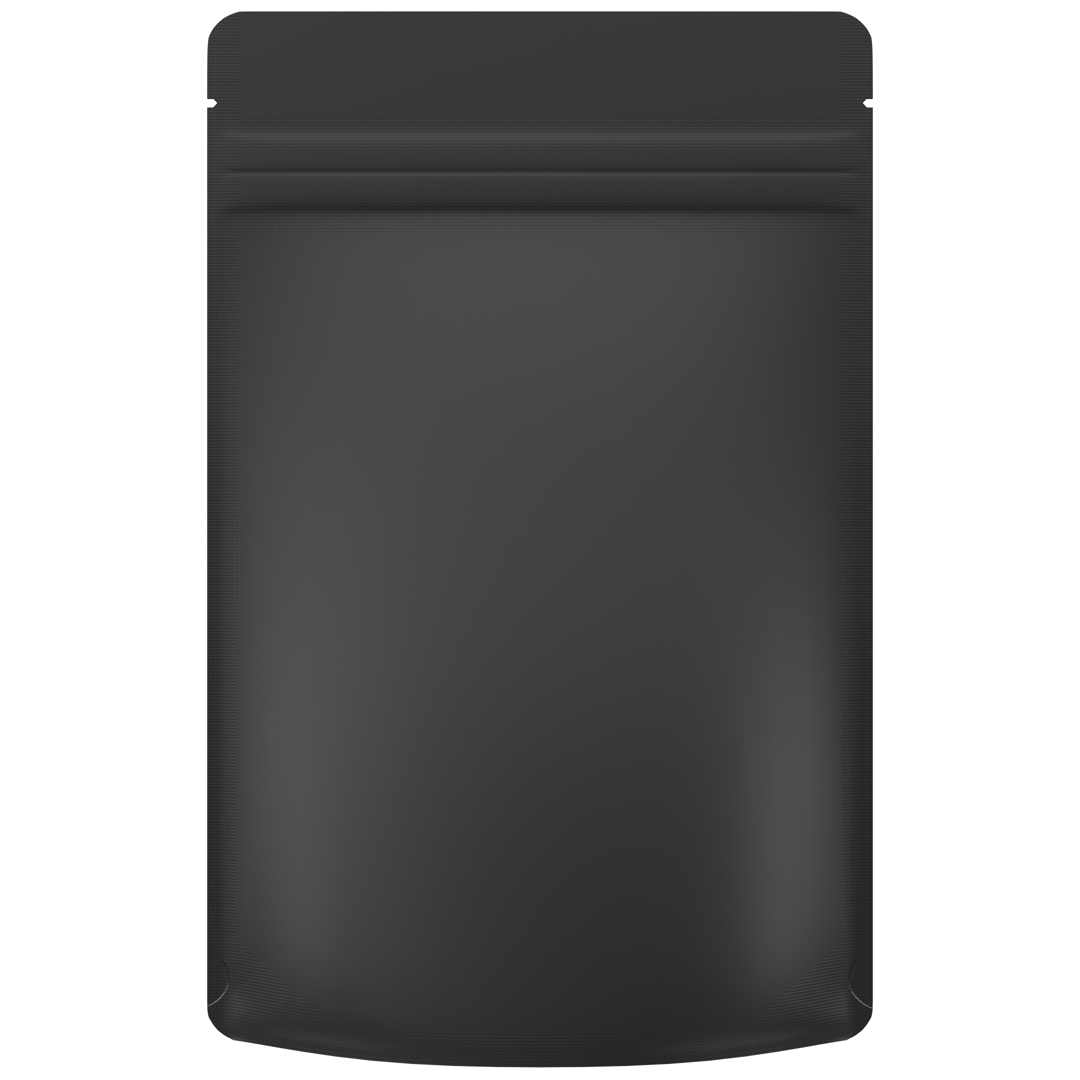1 Ounce CR Exit Bags Matte Black / Matte Black - Tear Notch Mylar Bags - Child Resistant - (1,000 qty.) - Dragon Chewer