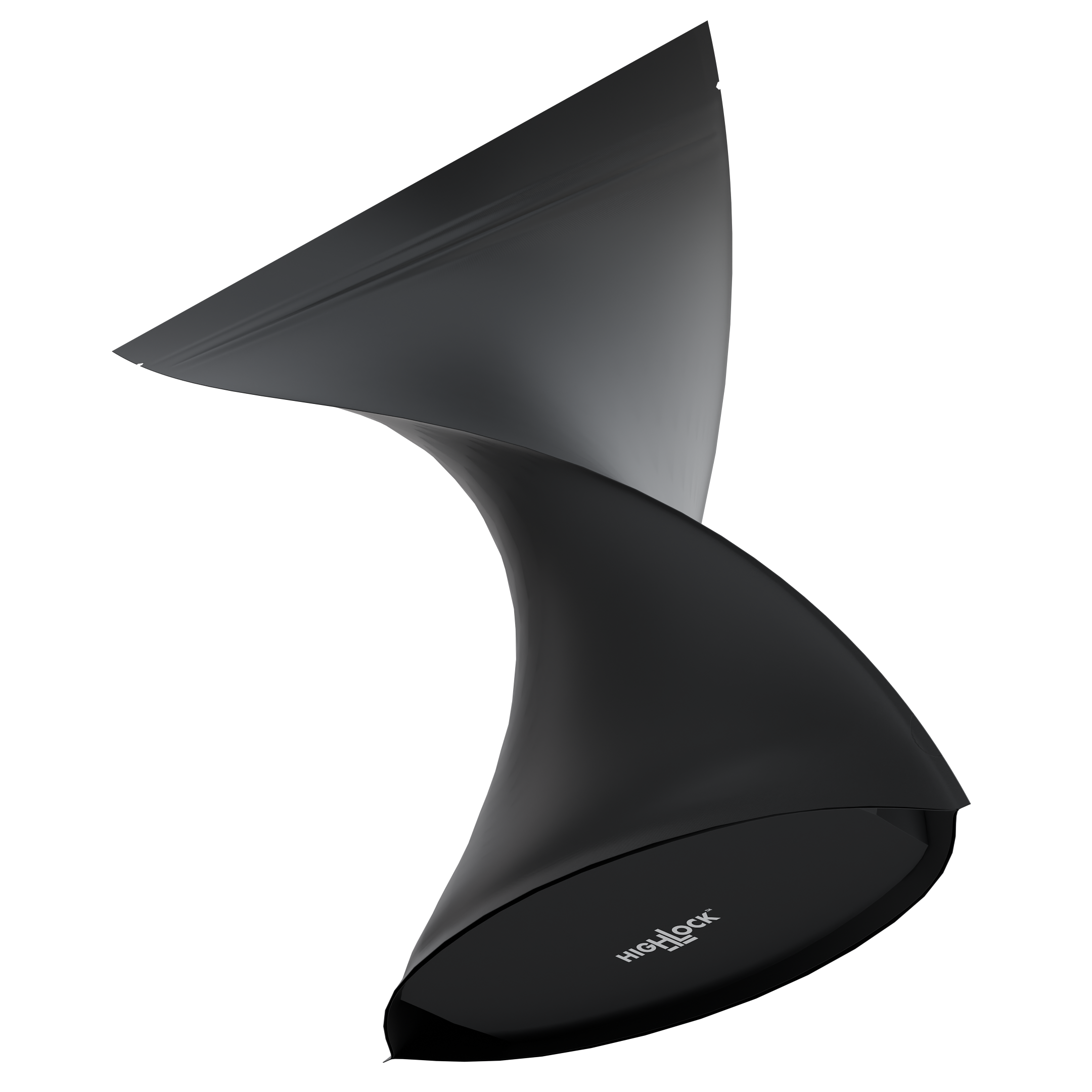 Matte Black / Matte Black 2 LB Grower Mylar Bags (10 qty.) - Dragon Chewer