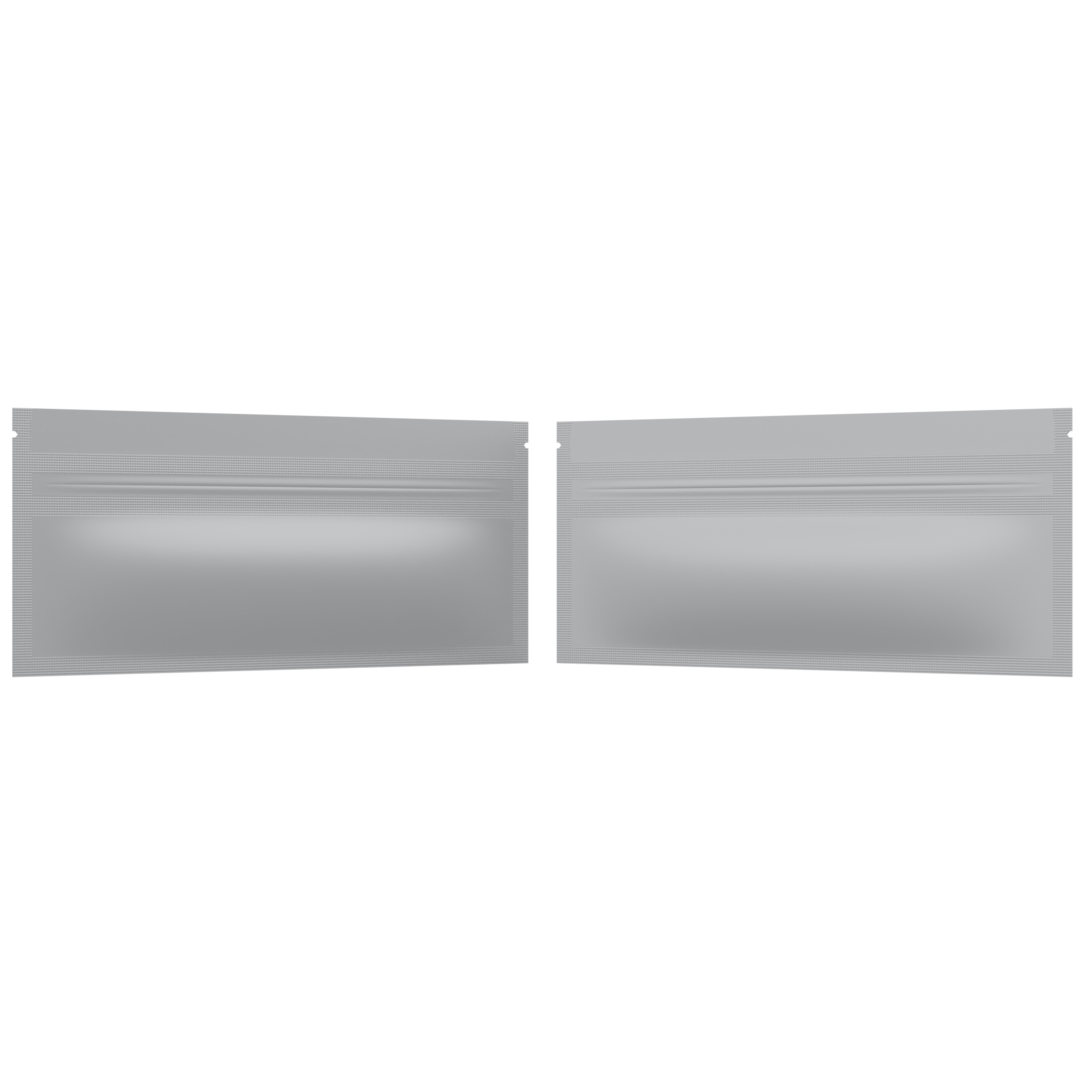 Pre Roll Matte White & Matte White Mylar Bags - (100 qty.) - Dragon Chewer