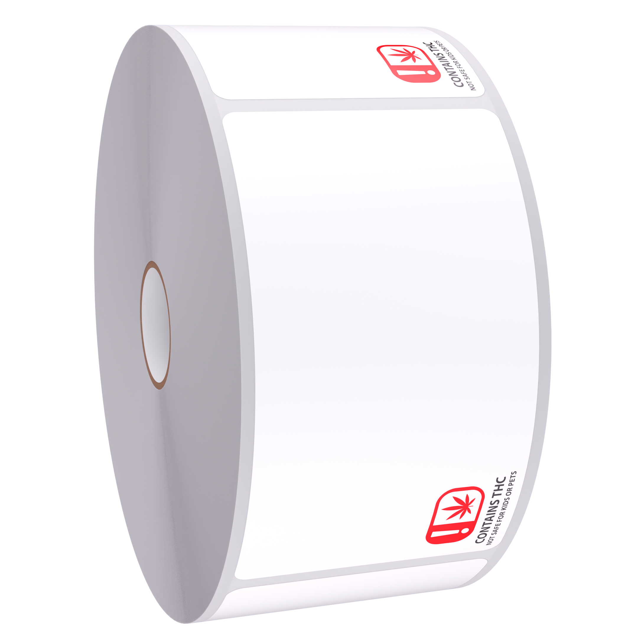 Oklahoma OMMA Thermal Recreational THC Universal Symbol Labels - BioTrack / Greenbits Landscape (700 qty.)