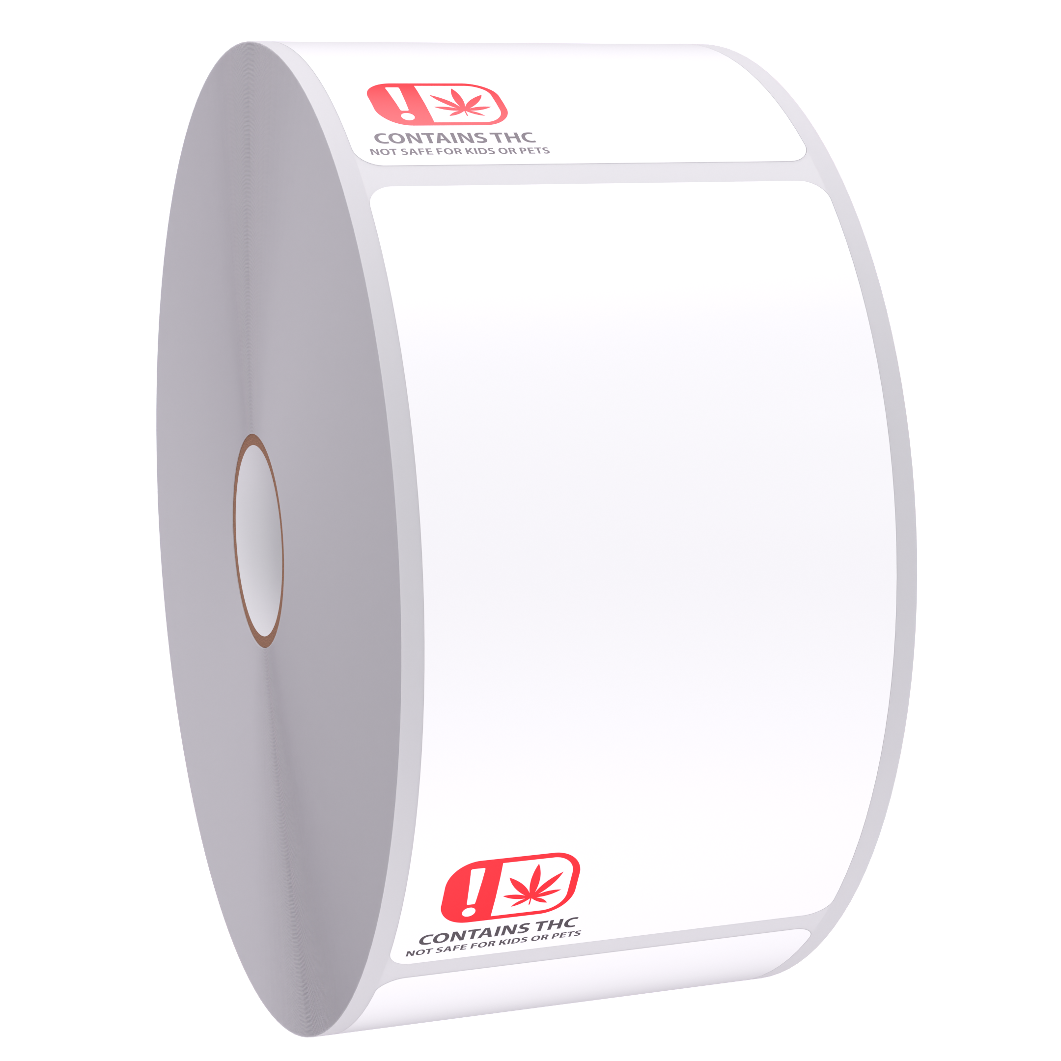 Oklahoma OMMA Thermal Recreational THC Universal Symbol Labels - BioTrack / Greenbits Portrait (700 qty.)