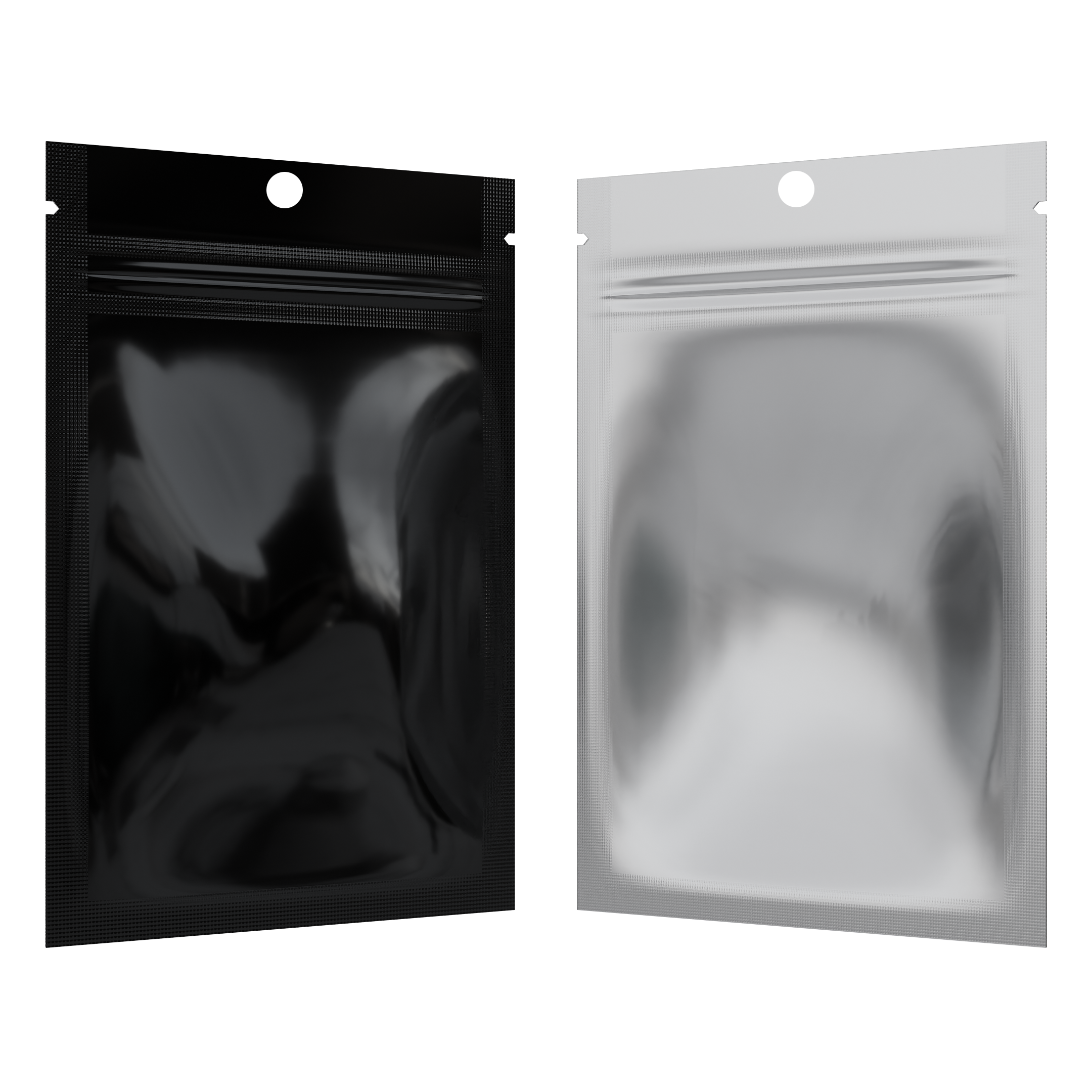 Gloss Black Vista Clear Translucent Transparent Dragon Chewer 1 gram one g smell proof mylar bags by HIGHLOCK. Best thick wholesale bulk dispensary custom child resistant packaging 420 barrier bags tamper evident resealable large food storage 3 x 4.5 pouch gusset usa cheap small 100 pack hang hole