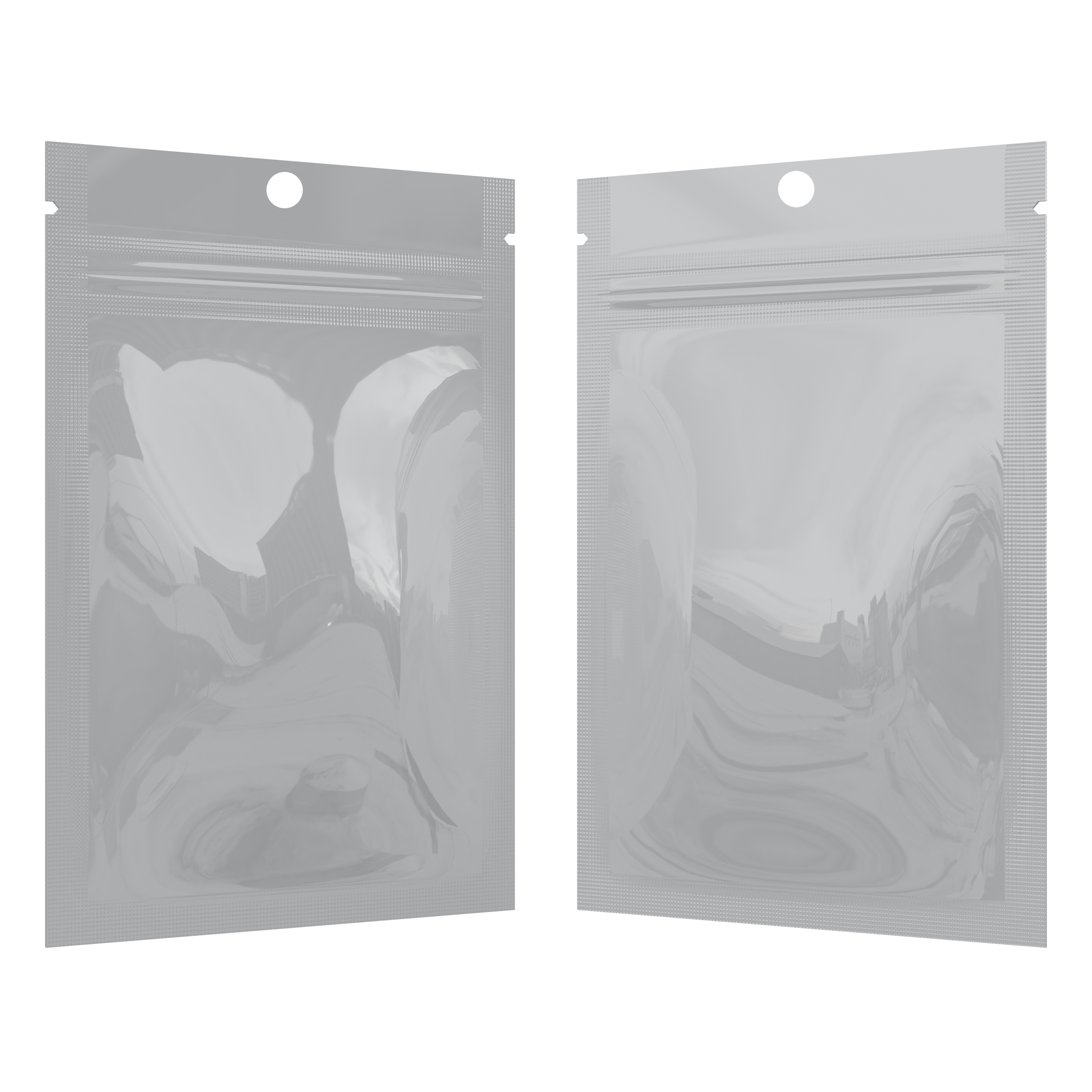 Gloss White Opaque Dragon Chewer 1 gram one g smell proof mylar bags by HIGHLOCK. Best thick wholesale bulk dispensary custom child resistant packaging 420 barrier bags tamper evident resealable large food storage 3 x 4.5 pouch gusset usa cheap small 100 pack hang hole