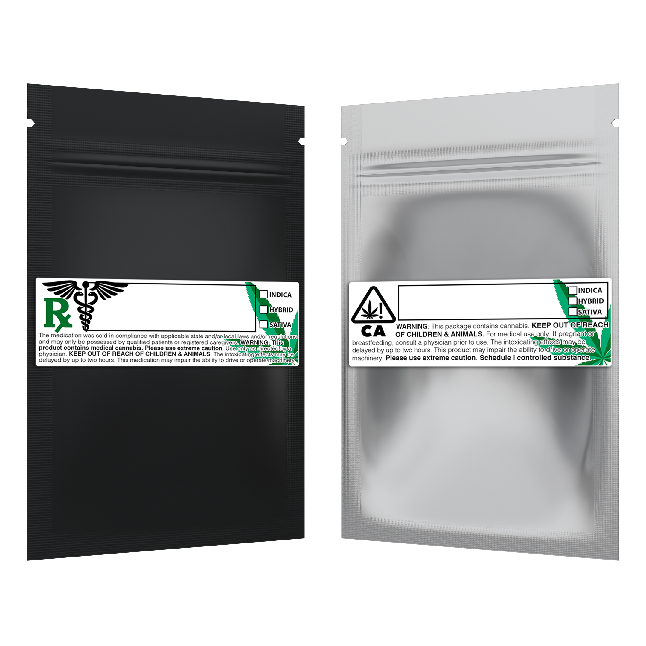 Matte Black Vista Clear Translucent Transparent Dragon Chewer 1 gram one g smell proof mylar bags by HIGHLOCK. Best thick wholesale bulk dispensary custom child resistant packaging 420 barrier bags tamper evident resealable large food storage 3 x 4.5 pouch gusset usa cheap small custom labels stickers strain rx generic California cali