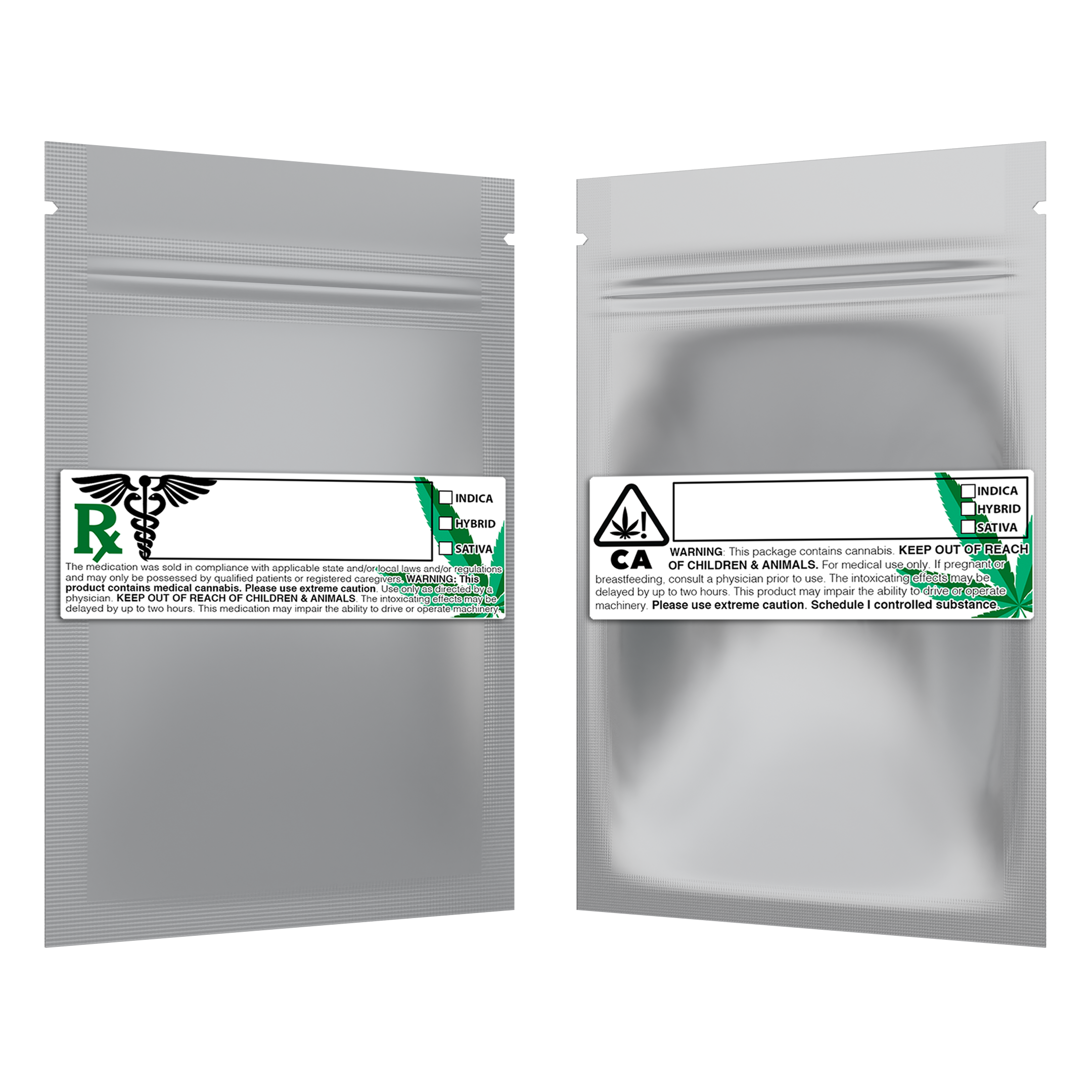 Matte White Vista Clear Translucent Transparent Dragon Chewer 1 gram one g smell proof mylar bags by HIGHLOCK. Best thick wholesale bulk dispensary custom child resistant packaging 420 barrier bags tamper evident resealable large food storage 3 x 4.5 pouch gusset usa cheap small custom labels stickers strain rx generic California cali