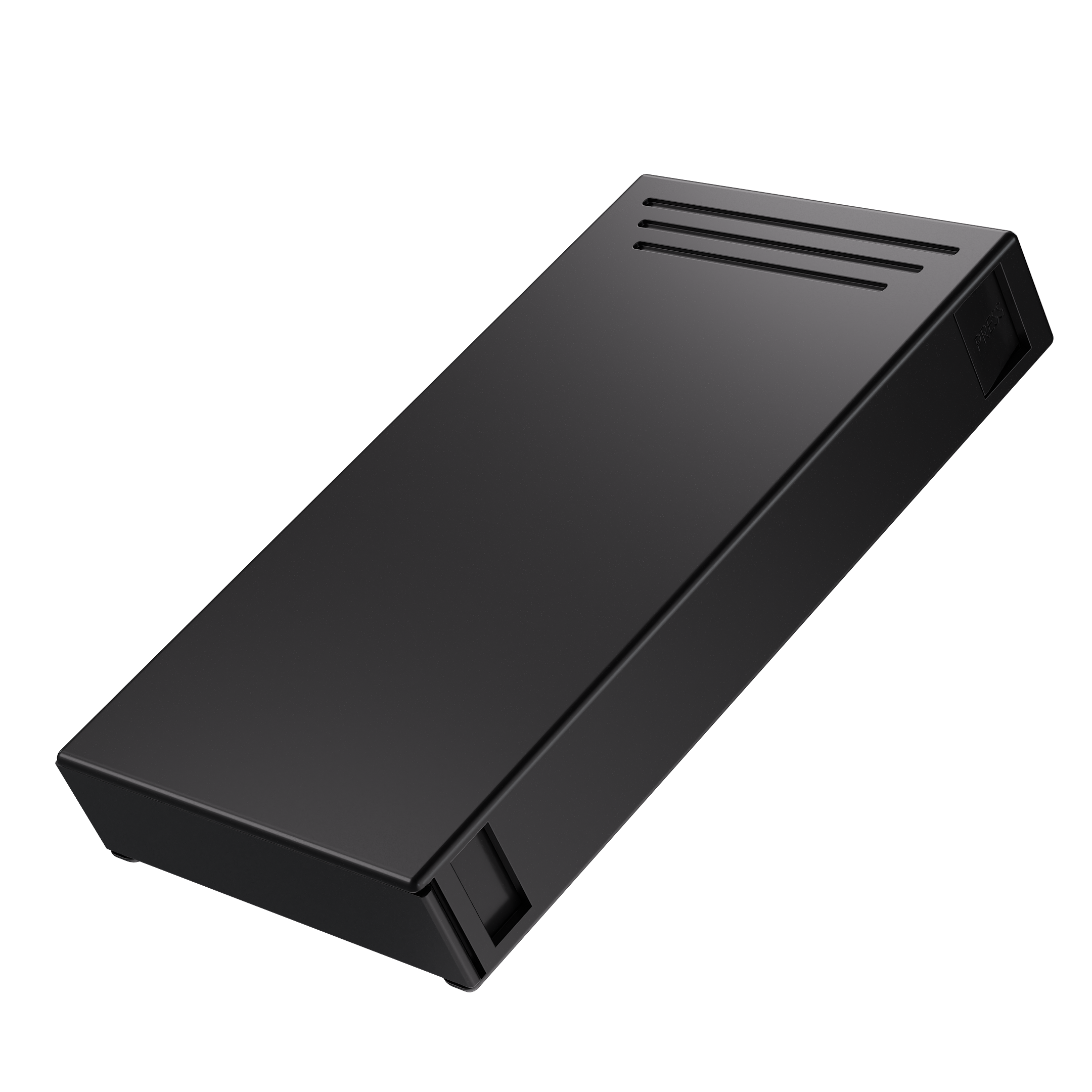 Press N Pull CR Box Container - The 109 - Black & Black. 109mm (200 qt