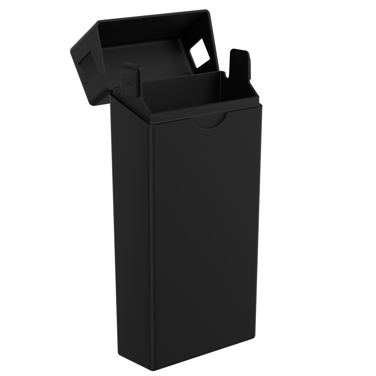 116mm Wide Black Pre Roll Packaging Box - Pinch N Flip (100 qty.) - Dragon Chewer